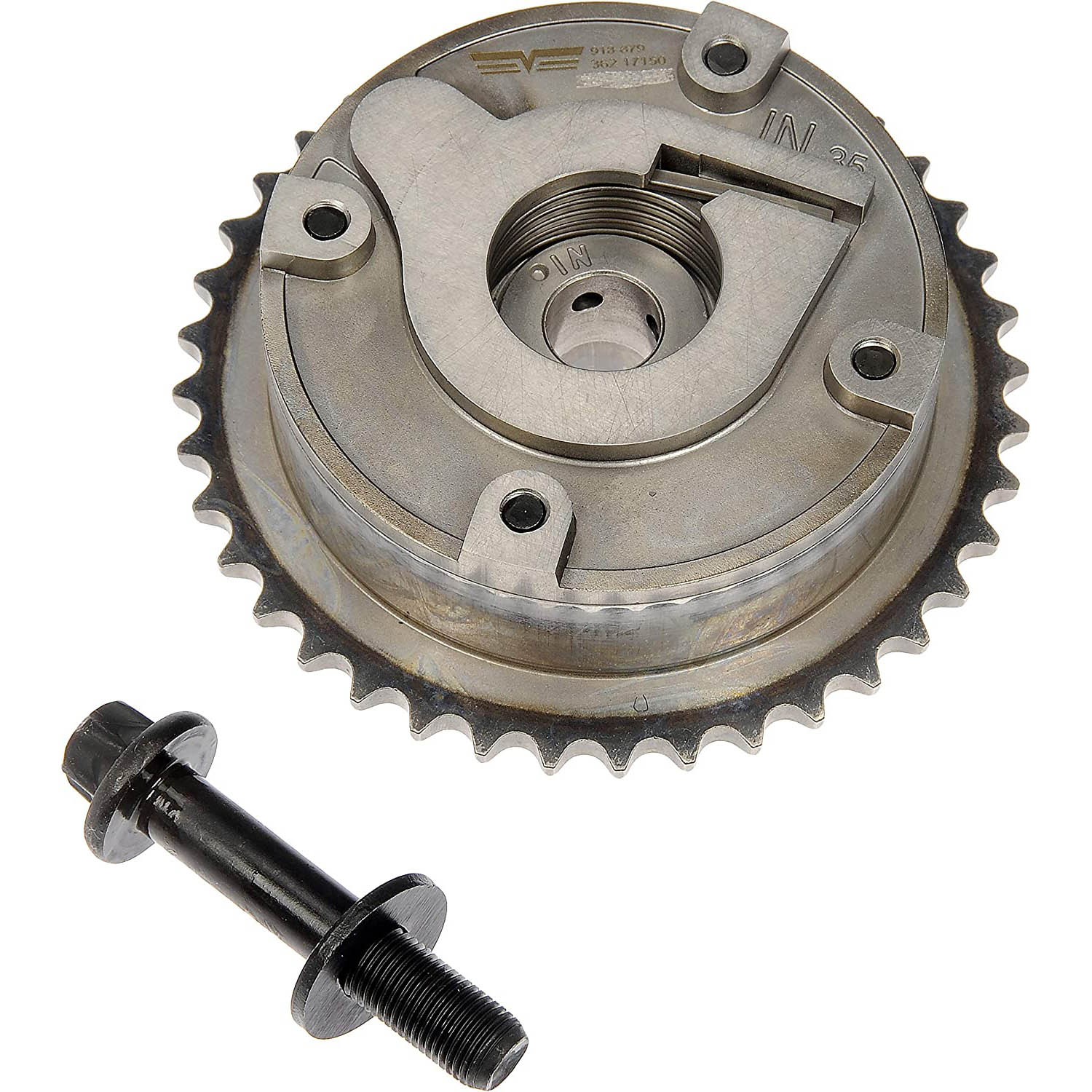 918-879 OE Solutions Series Variable Timing Sprocket - Sold individually - Cam Phaser - Camshaft Phaser- Variable Timing Camshaft Gear - Variable valve timing actuator - Variable valve timing gear - Cam phaser - The variable valve timing sprocket is key to ensuring an engine's performance and clean running. Replace a worn factory VVT sprocket with this quality engineered sprocket to restore lost performance. Designed to install and perform like the original. - BMW 2016-13, Mini 2018-07 - Camshaft Phaser- Variable Timing Camshaft Gear - Dorman 918-879 Engine Variable Valve Timing (VVT) Sprocket Compatible with Select BMW/Mini Models - Dorman Variable Valve Timing Sprocket 918-879