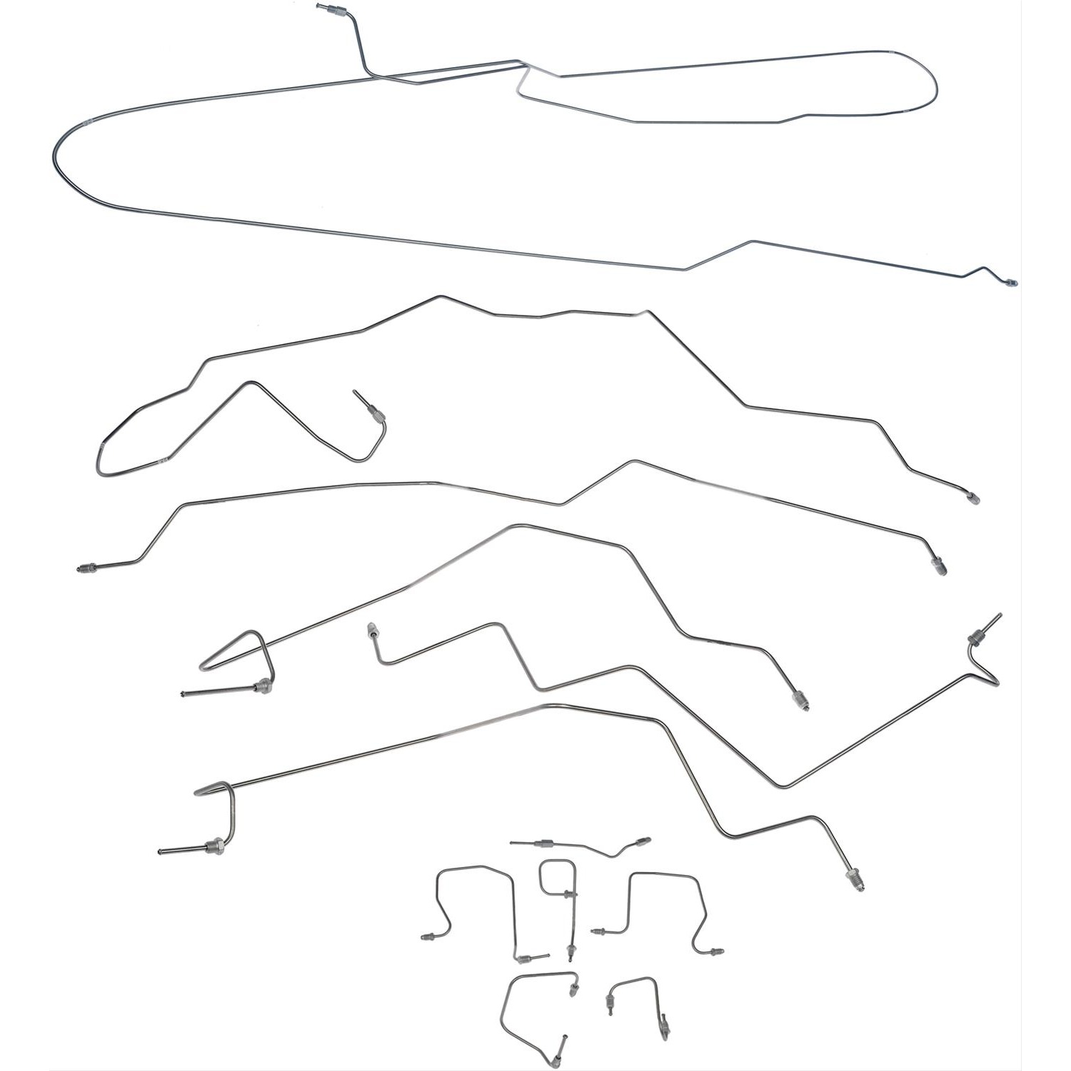 919-186 OE Solutions Series Brake Line, Stainless Steel - Dorman 919-186 Stainless Steel Brake Line Kit Compatible with Select Dodge Models (OE FIX) - Dorman - OE Solutions Brake Hydraulic Line Kit 919-186 - PREFORMED BRAKE LINE - Stainless Steel Brake Line Kit - Brake Line - Original equipment brake lines are highly rust prone. This Dorman OE FIX brake hydraulic line kit is made of upgraded stainless steel to resist corrosion. It's also pre-formed to fit specific vehicle applications for easier installation. - Dodge Ram 2500 2002-01 - Stainless Steel Brake Line Kit - Stainless Steel Complete Pre-Formed Brake Line Kit: Exact Fit