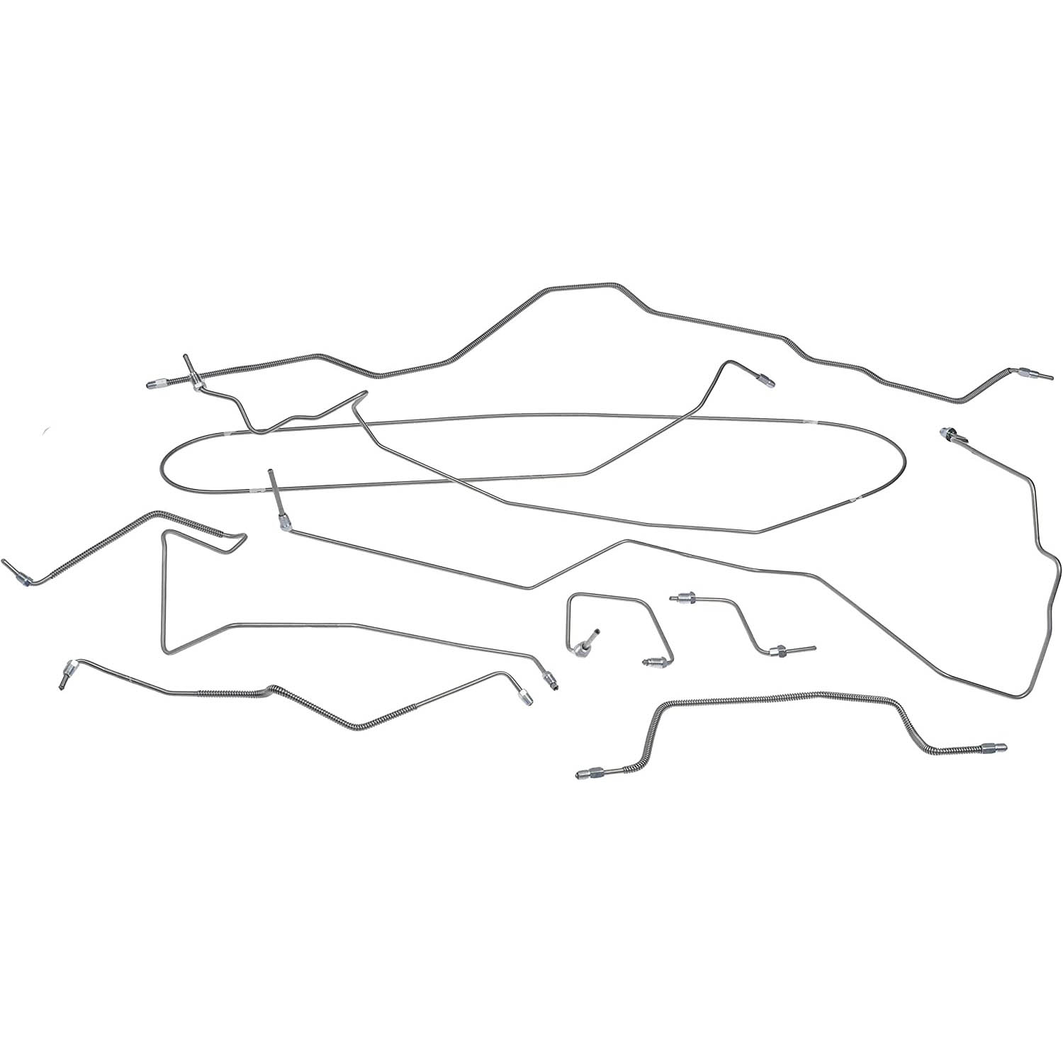 919-236 Direct Fit Brake Hydraulic Line Kit, Kit - Dorman 919-236 Stainless Steel Brake Line Kit Compatible with Select Jeep Models (OE FIX) - Dorman - OE Solutions Brake Hydraulic Line Kit 919-236 - Preformed Brake Line - Stainless Steel Brake Line Kit - Brake Line - Original equipment brake lines are highly rust prone. This Dorman OE FIX brake hydraulic line kit is made of upgraded stainless steel to resist corrosion. It's also pre-formed to fit specific vehicle applications for easier installation. - Jeep Cherokee 2001-97 - Stainless Steel Brake Line Kit - Stainless Steel Complete Pre-Formed Brake Line Kit: Exact Fit