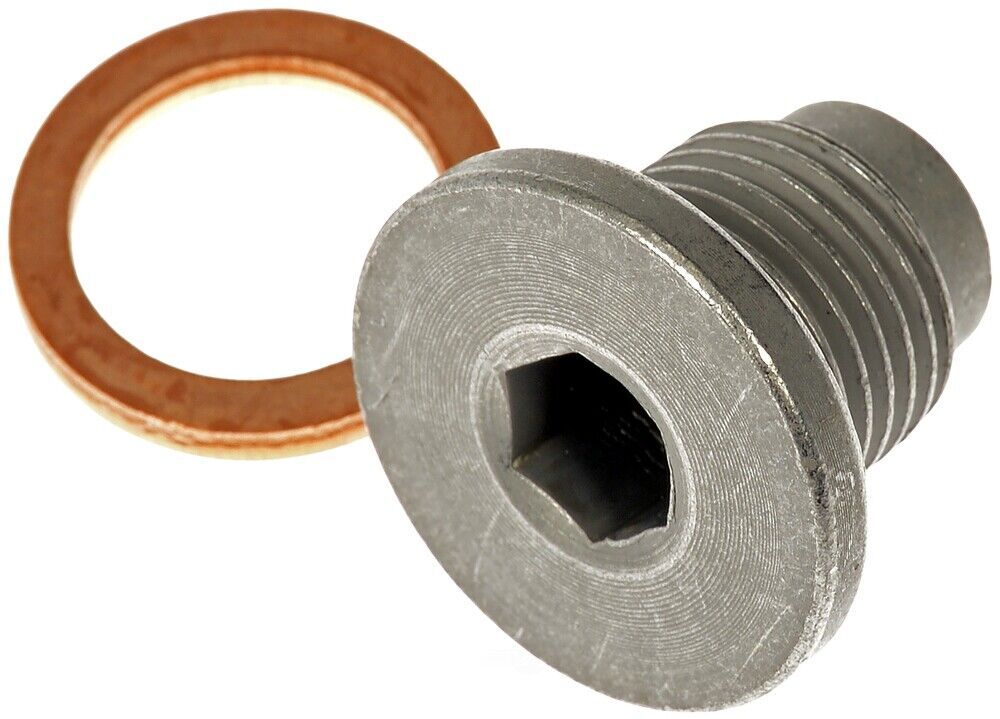921-132 AutoGrade Series Oil Drain Plug - Silver, Carbon Steel, Direct Fit, Sold Individually - Dorman 921-132 Oil Drain Plug Standard M16-1.50 Allen Head Compatible with Select Mini Models, 5 Pack - Dorman Engine Oil Drain Plug 921-132 - Drain Plug - Oil Drain Plug Standard M16-1.50 Allen Head - Oil Pan Drain Plug - This replacement engine oil drain plug is a direct replacement for a damaged or worn original equipment drain plug, precisely matching the thread pitch to ensure a quality seal. - Mini Cooper 2016-07, Mini Cooper Countryman 2017-11, Mini Cooper Paceman 2016-13 - Oil Drain Plug Standard M16-1.50 Allen Head - Standard Engine Oil Drain Plug: M16-1.5 Thread, 8 mm Head, 1 Pack