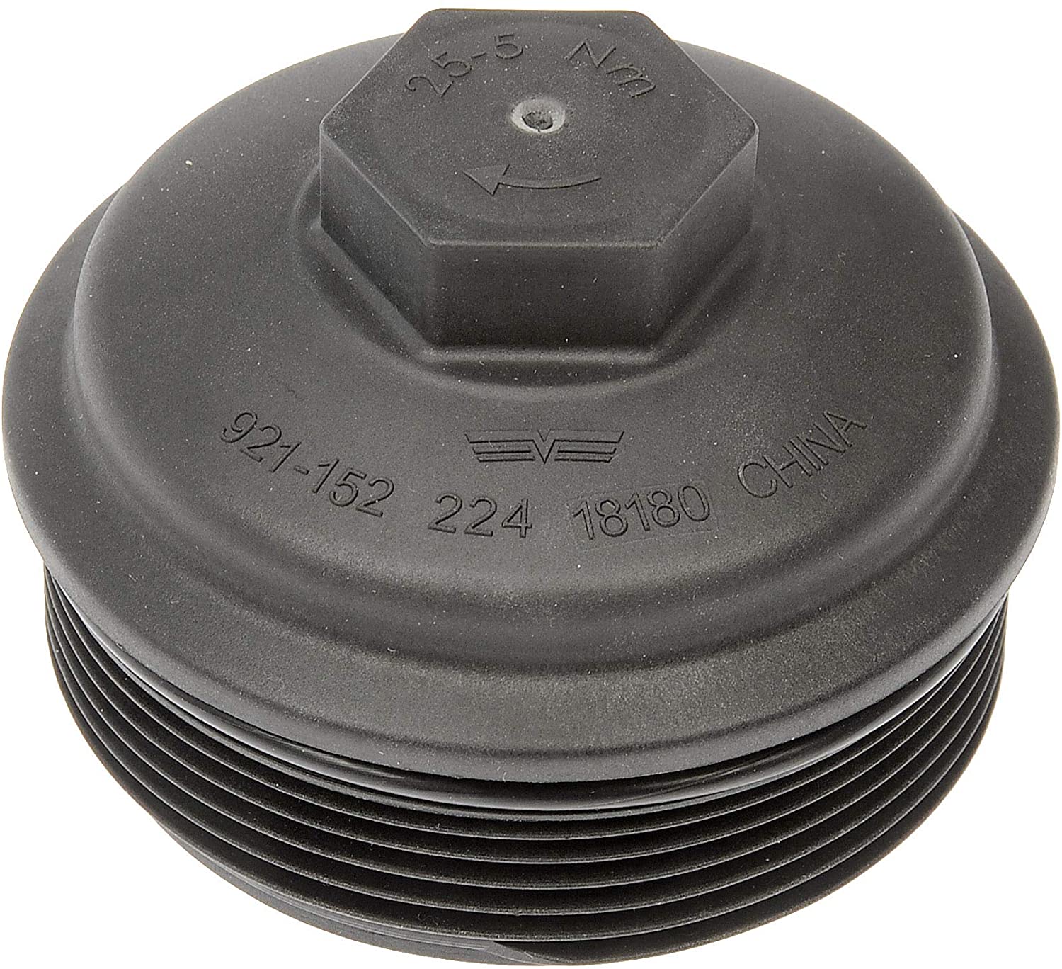 921-152 OE Solutions Series Oil Filler Cap - Black, Plastic, Direct Fit, Sold individually - Dorman Oil Filter Cover 921-152 - Oil Filter Cap - Plastic - Oil Filter Cap - Plastic - Oil Filter Retainer - Oil Filter Cover - Cap Assembly - Cracked or stripped filter cover making oil changes difficult? This direct replacement oil filter cap matches the fit and function of the original equipment cap for a reliable repair. - Audi 2013-09, Seat 2011-03, Volkswagen 2014-03