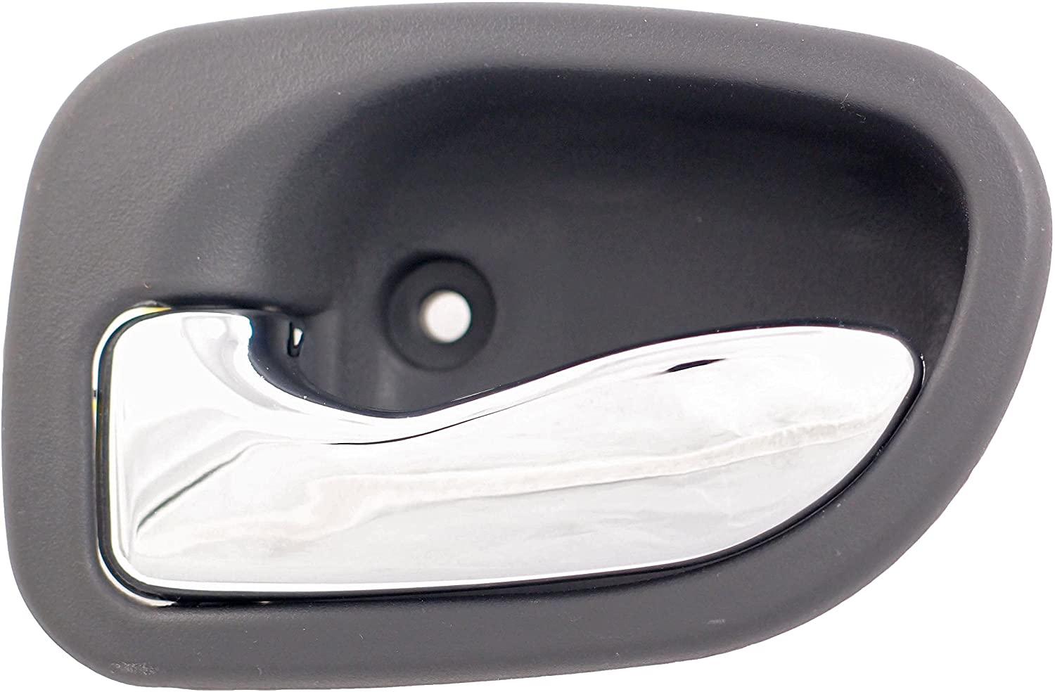 92205 Front Or Rear, Driver Side Gray bezel with chrome lever Interior Door Handle, Without Door Lock Button, Help Series - Dorman - HELP Interior Door Handle 92205 - Interior Door Handle Front Or Rear Left Chrome Lever Gray Housing