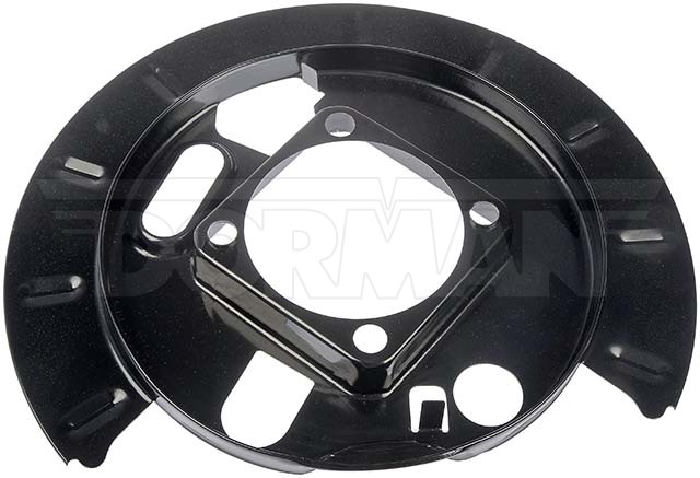 924-002 Rear Brake Dust Shields Black, Steel, OE Solutions Series - Brake Dust Shield - Dorman 924-002 Rear Brake Dust Shield Compatible with Select Cadillac / Chevrolet / GMC Models - Dorman Brake Shoe Backing Plate 924-002 - Dust Shield - Brake Dust Shield - Brake Shield - Backing Plate - Brake Backing Plate - Protect the braking system from debris and corrosive weather conditions with this rust-resistant replacement brake dust shield. Dimensional verification and salt spray testing ensures proper fit and extended service life. - Cadillac 2006-02, Cadillac 2000, Chevrolet 2014-99, GMC 2014-99