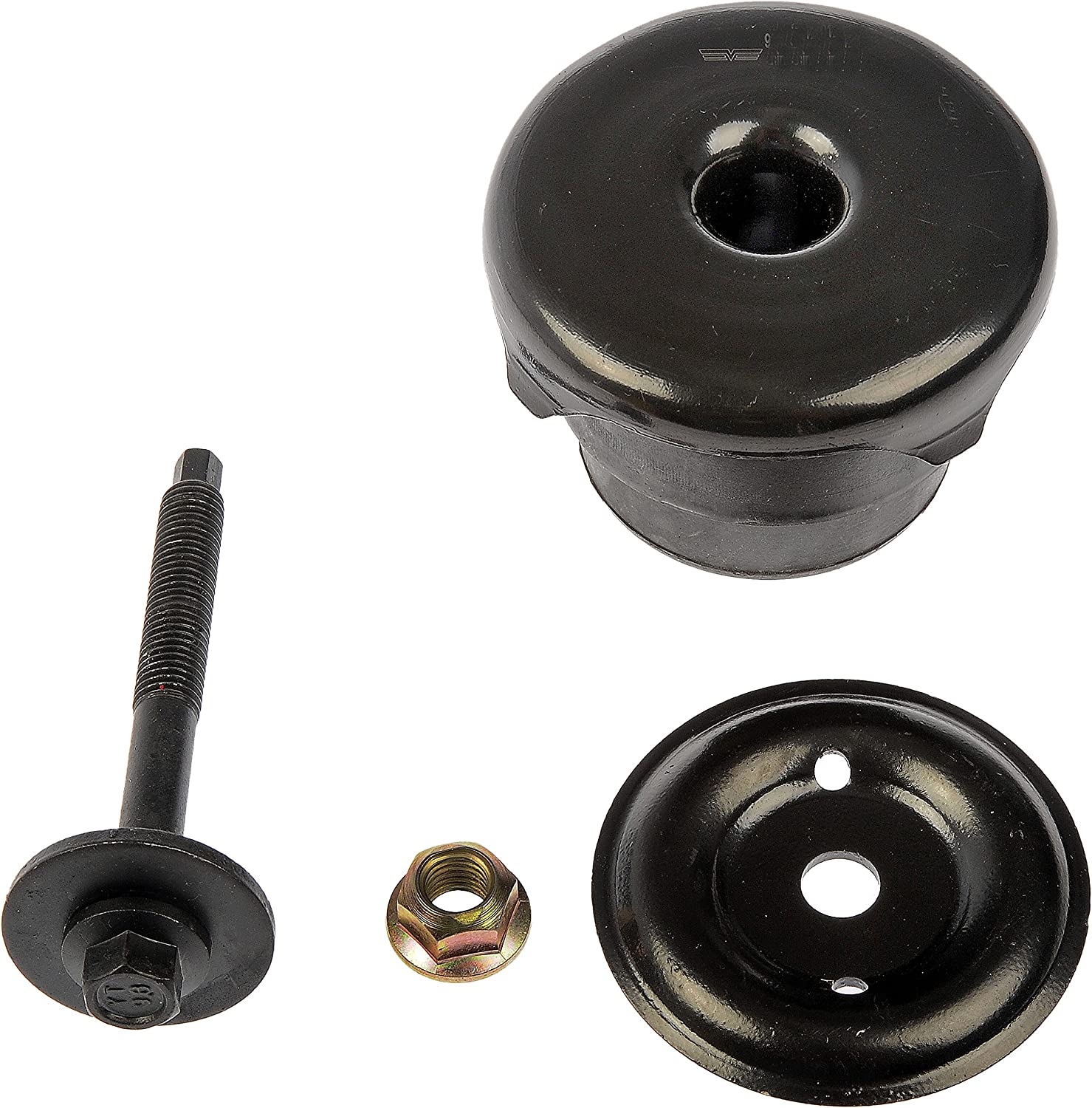 924-010 Direct Fit Body Mount Kit, Sold Individually - BODY MOUNT KIT - Body Mount Kit Radiator Support - Mount - Frame Mount - Don't let worn body mounts ruin your vehicle's comfortable ride. This body mount includes all the hardware required for an easy replacement. Made with quality materials for a long service life, this vehicle-specific design is a perfect fit. - Cadillac 2000-99, Chevrolet 2002-88, GMC 2002-88 - Body Mount Kit Radiator Support - DORMAN Body Mount Kit for Cadillac / Chevrolet / GMC - Black - Dorman Body Mount Set 924-010