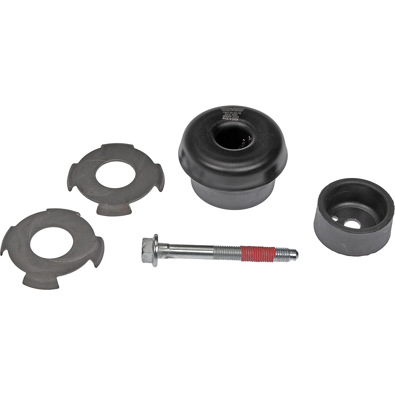 924-132 Direct Fit Body Mount Kit, Kit - Body Mount Kit - Body Mount Kit - Frame Mount - Mount - Don't let worn body mounts ruin your vehicle's comfortable ride. This body mount includes all the hardware required for an easy replacement. Made with quality materials for a long service life, this vehicle-specific design is a perfect fit. - Cadillac 2019-07, Chevrolet 2019-07, GMC 2019-07 - Dorman 924-132 Body Mount Compatible with Select Cadillac / Chevrolet / GMC Models
