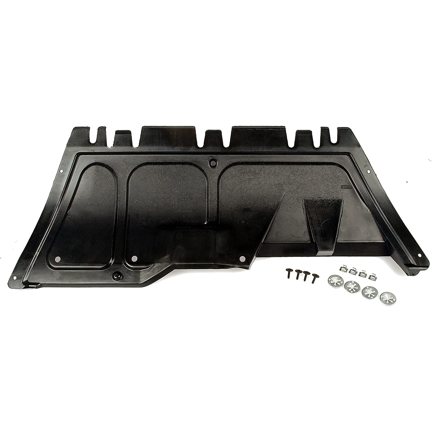 924-200 Front Center Engine Splash Shield, OE Solutions Series - Dorman 924-200 Front Center Engine Splash Guard and Hardware Compatible with Select Volkswagen Models - Dorman Undercar Shield 924-200 - Splashguard And Hdwe - Engine Splash Guard and Hardware - Splash Pan - Splash Shield - Skid Plate - Splash Guard - Engine Splash Shield - This undercar shield is designed to match the fit, appearance and function of the original shield on specified vehicles, and is engineered for durability and reliable performance. - Volkswagen Beetle 2007-98, Volkswagen Golf 2007-98, Volkswagen Jetta 2008-99
