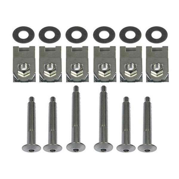 924-310 Truck Bed Rack Mount Kit - Direct Fit - BED MOUNT HARDWARE - Truck Bed Mounting Hardware - Bedmounting Hardware - Bedmount Hardware - Truck bed loose from rusted or missing hardware? This truck bed mounting hardware matches the fit of the original equipment mounting hardware to securely remount the truck bed to the frame. - Ford 2011-83, Mazda 2010-94 - Dorman 924-310 Truck Bed Mounting Hardware Compatible with Select Ford / Mazda Models - Dorman Truck Bed Mounting Hardware 924-310 - Truck Bed Mounting Hardware