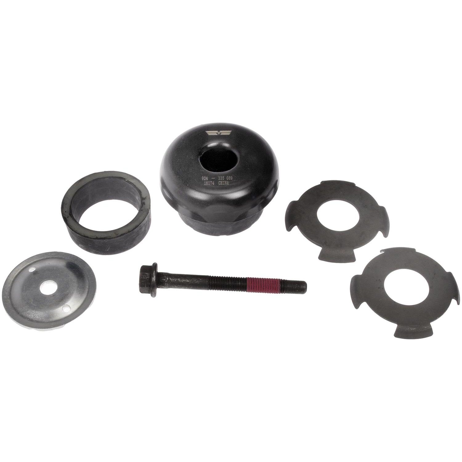 924-335 Direct Fit Body Mount Kit, Kit - BODY MOUNT KIT - GM Body Mount Kit - Mount - Frame Mount - Don't let worn body mounts ruin your vehicle's comfortable ride. This body mount includes all the hardware required for an easy replacement. Made with quality materials for a long service life, this vehicle-specific design is a perfect fit. - Chevrolet 2012-01, GMC 2012-01 - Dorman 924-335 Body Mount Compatible with Select Chevrolet / GMC Models - Dorman Body Mount Set 924-335 - GM Body Mount Kit