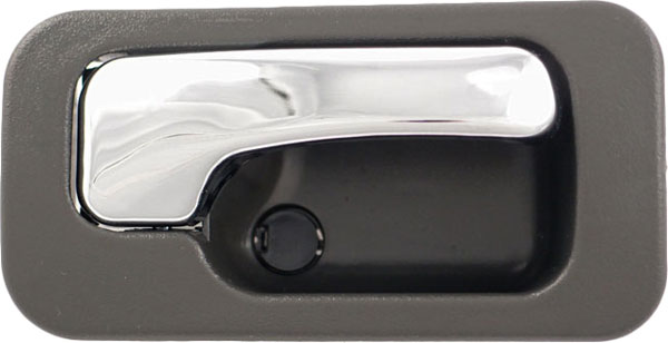 92442 Rear, Passenger Side Gray Interior Door Handle, Without door lock button, Help Series - Dorman - HELP Interior Door Handle 92442 - Interior Door Handle Rear Right Chrome Gray