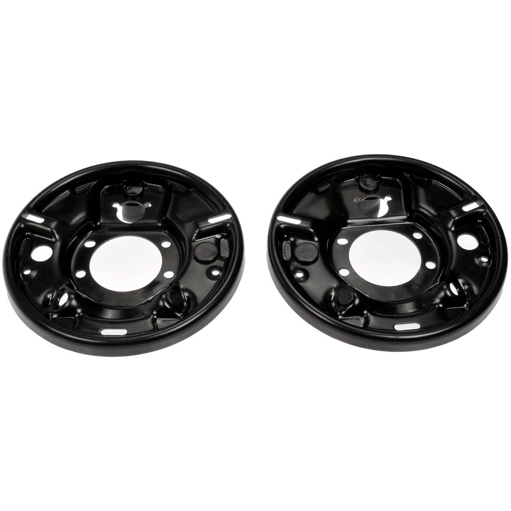 924-659 Rear Brake Dust Shields Black, Steel, OE Solutions Series - Backing Plate - Brake Backing Plate - 1 Pair - Brake Shield - Dust Shield - Brake Dust Shield - This brake backing plate provides structure for the other components in the braking system, while also helping to keep debris from entering. It is designed with a rust-resistant coating that counters harsh winter weather conditions and humidity. - Dodge Dakota 2001-97, Jeep Cherokee 2001-90, Jeep Wrangler 2006-97, Jeep Wrangler 1995-90 - Brake Dust Shield - 1 Pair - Dorman 924-659 Rear Brake Backing Plate Compatible with Select Dodge/Jeep Models, 1 Pair - Dorman Brake Shoe Backing Plate 924-659