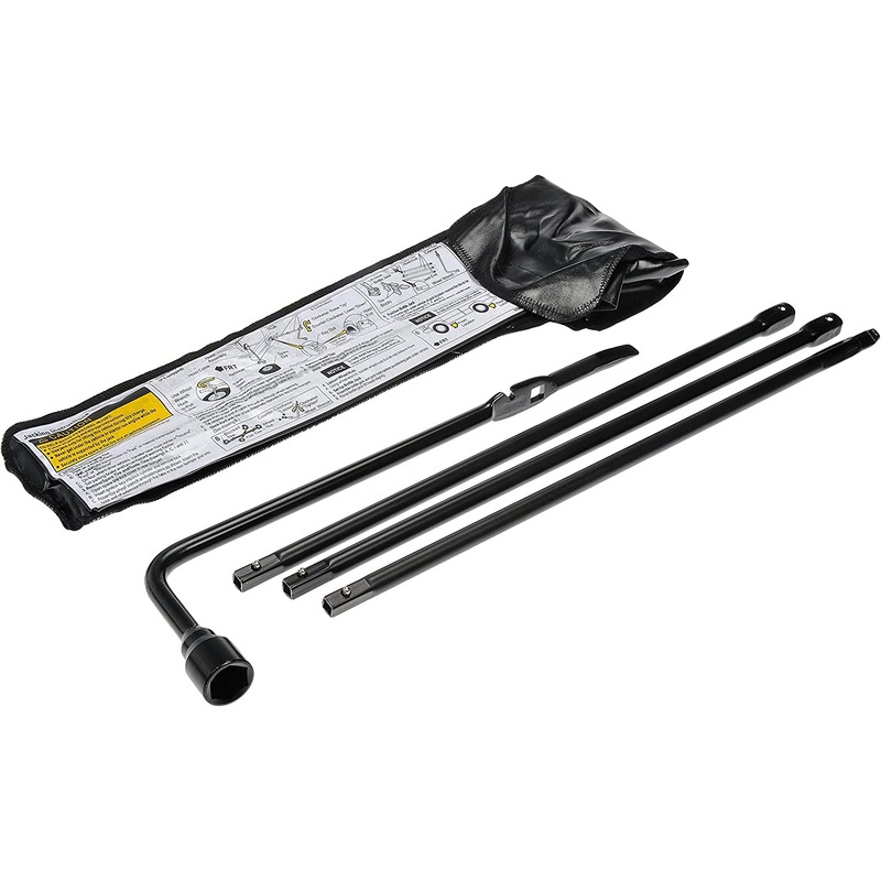 926-000 Spare Tire Tool Kit - Kit - Dorman 926-000 Spare Tire Jack Handle / Wheel Lug Wrench Compatible with Select Cadillac / Chevrolet / GMC Models - Dorman 926-000 Spare Tire Jack Handle / Wheel Lug Wrench for Specific Cadillac / Chevrolet / GMC Models - Dorman Jack Handle Wheel Lug Wrench 926-000 - Jack Tool Kit - Spare Tire And Jack Tool Kit - Lug Nut Wrench - Replace a damaged or missing spare tire jack handle and wheel lug wrench with this direct replacement. Made of tough, durable materials, this tool is made to the original equipment dimensions and finished to prevent corrosion. - Cadillac 2019-02, Chevrolet 2019-99, GMC 2019-99 - Spare Tire And Jack Tool Kit
