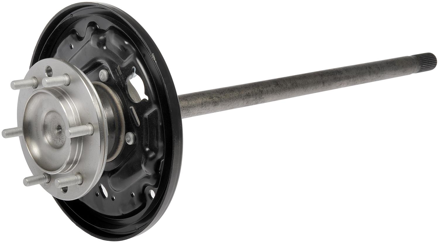 926-140 Rear, Passenger Side OE Solutions Series Axle Shaft - Dorman 926-140 Rear Passenger Side Pre-Pressed Rear Axle Compatible with Select Toyota Models (OE FIX) - Dorman Axle Shaft 926-140 - Pre-Pressed Axle - Pre-Pressed Rear Axle - Axle Shaft, Bearing and Hub Set - Axle Shaft, Bearing and Hub Assembly - Replacing a worn wheel bearing usually requires a time-consuming procedure with a shop press. This Dorman OE FIX loaded axle includes all critical components already assembled for a fast, simple, safe install. - Toyota Tacoma 2015-05 - Pre-Pressed Rear Axle