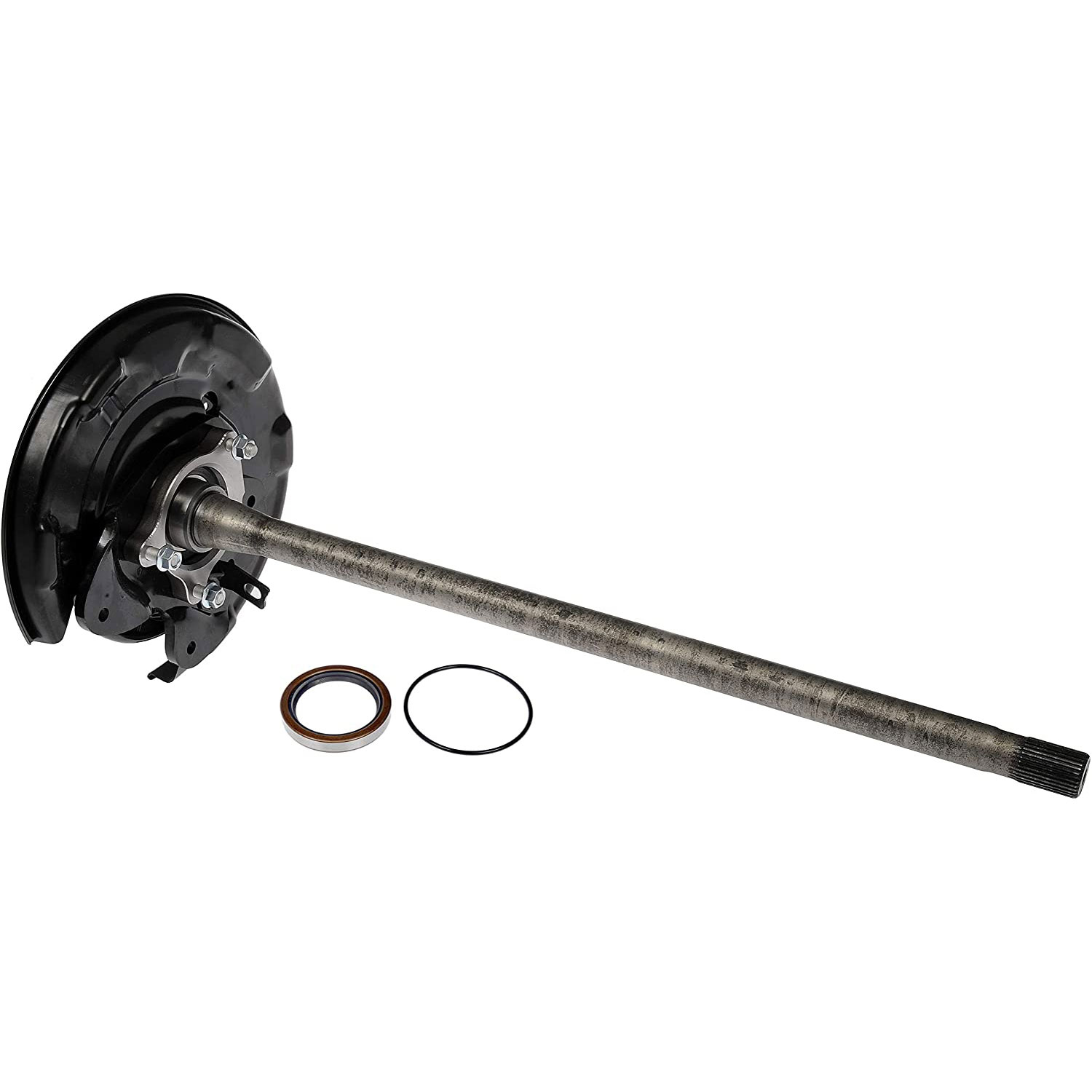 926-144 Rear, Passenger Side OE Solutions Series Axle Shaft - Dorman 926-144 Rear Passenger Side Pre-Pressed Rear Axle Compatible with Select Toyota Models (OE FIX) - Dorman Axle Shaft 926-144 - Pre-Pressed Axle - Pre-Pressed Rear Axle - Axle Shaft, Bearing and Hub Assembly - Axle Shaft, Bearing and Hub Set - Replacing a worn wheel bearing usually requires a time-consuming procedure with a shop press. This Dorman OE FIX loaded axle includes all critical components already assembled for a fast, simple, safe install. - Toyota Tundra 2016-07 - Pre-Pressed Rear Axle