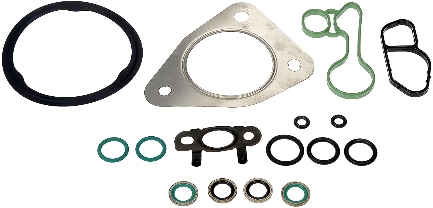 926-166 OE Solutions Series Oil Cooler Gasket Set - Direct Fit - Dorman 926-166 Oil Cooler Assembly Seal Kit Compatible with Select Buick / Chevrolet Models - Dorman Engine Oil Cooler Seal Kit 926-166 - Oil Cooler Assembly Seal Kit - Oil Cooler Seal Kit - Oil Cooler Assembly Seal Kit - Engine Oil Cooler O-Ring Kit - Engine Oil Cooler Seal Set - Engine Oil Cooler O-Ring Set - Any repair on the oil cooler or filter housing should include replacing the seals. This complete engine oil cooler seal kit includes all the seals and gaskets required to repair or reinstall the oil cooler or filter housing. - Buick 2021-13, Chevrolet 2021-20, Chevrolet 2018-11