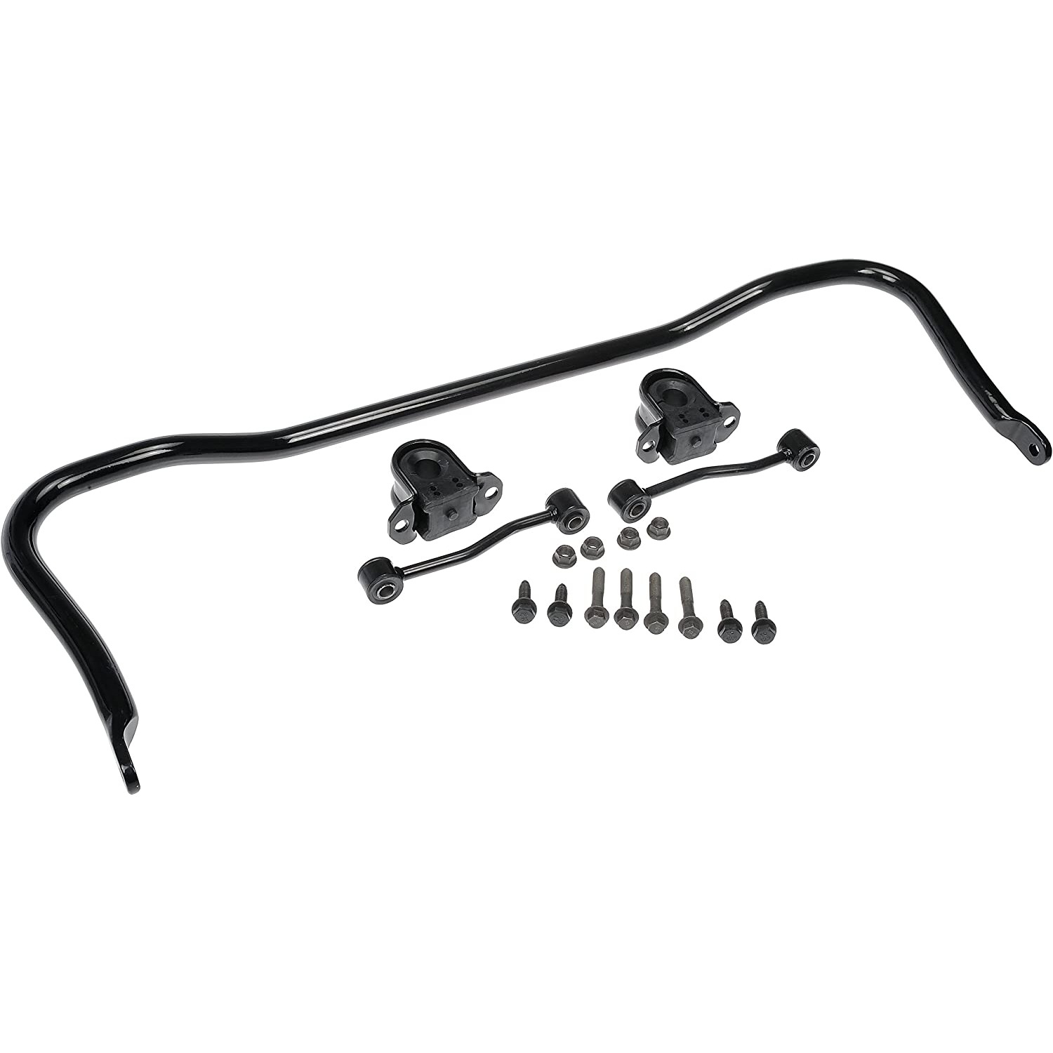 927-160 Front Sway Bar Kit, 1.18 in. - Dorman 927-160 Sway Bar Kit, Black - Dorman Sway Bar 927-160 - Suspension Stabilizer Bar - Stabilizer Bar Kit - Anti-Sway Bar - Anti-Roll Bar - Sway Bar Kit - Suspension Sway Bar Kit - This suspension stabilizer bar, also called a sway bar, matches the fit and function of the original sway bar on specified vehicles to restore reliable vehicle handling. With a corrosion-resistant finish, it includes installation hardware. - Jeep Grand Cherokee 2004-99 - Sway Bar Front