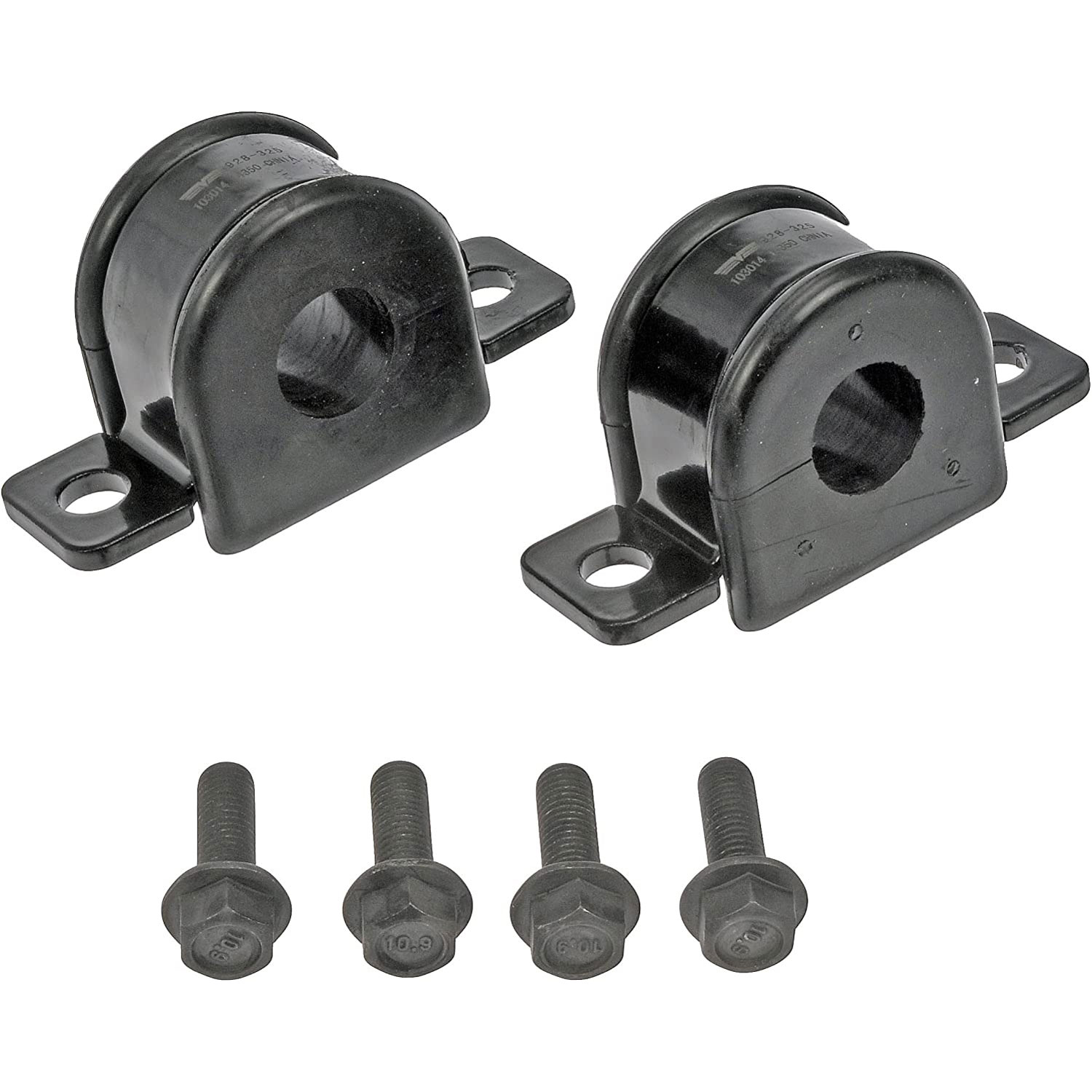 928-325 Front, Driver and Passenger Side Sway Bar Bushing, Set of 2, OE Solutions Series - Dorman 928-325 Front Suspension Stabilizer Bar Bushing Kit Compatible with Select Models - Front Sway Bar Bushing Bracket Kit - Stab Bar Bushing Kit - Stabilizer Bar Bushing Kit - Sway Bar Bushing Kit - This suspension stabilizer bar bushing kit is precision-engineered and rigorously tested to provide reliable replacement for the original equipment on specific vehicles. - Chevrolet Equinox 2009-05, Pontiac Torrent 2009-06, Saturn Vue 2007-02 - Stabilizer Bar Bushing Kit