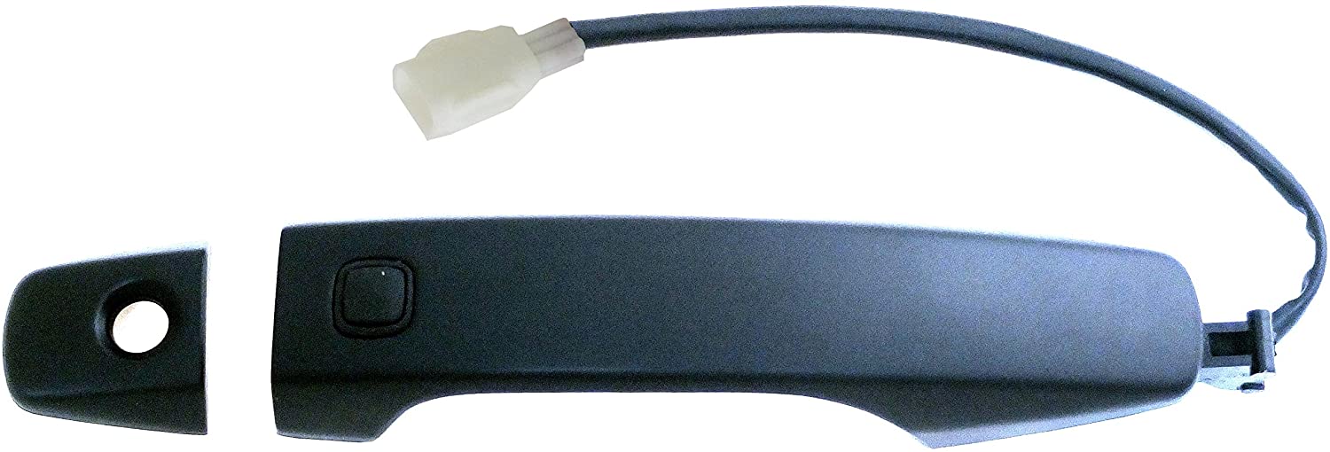 93023 Front, Driver Side Black Exterior Door Handle, With Key Hole, Help Series - Dorman - HELP Exterior Door Handle 93023 - EXTERIOR DOOR HANDLE - Exterior Door Handle Front Left With Keyhole -  RFID with Passive Entry - Outside Door Handle - Want a new exterior door handle that matches the original, for far less than going back to the dealership? This replacement door handle was engineered to match the fit and appearance of the stock handle on specific vehicle years, makes and models. - Lexus LX570 2015-08, Toyota Land Cruiser 2015-13, Toyota Land Cruiser 2011-08