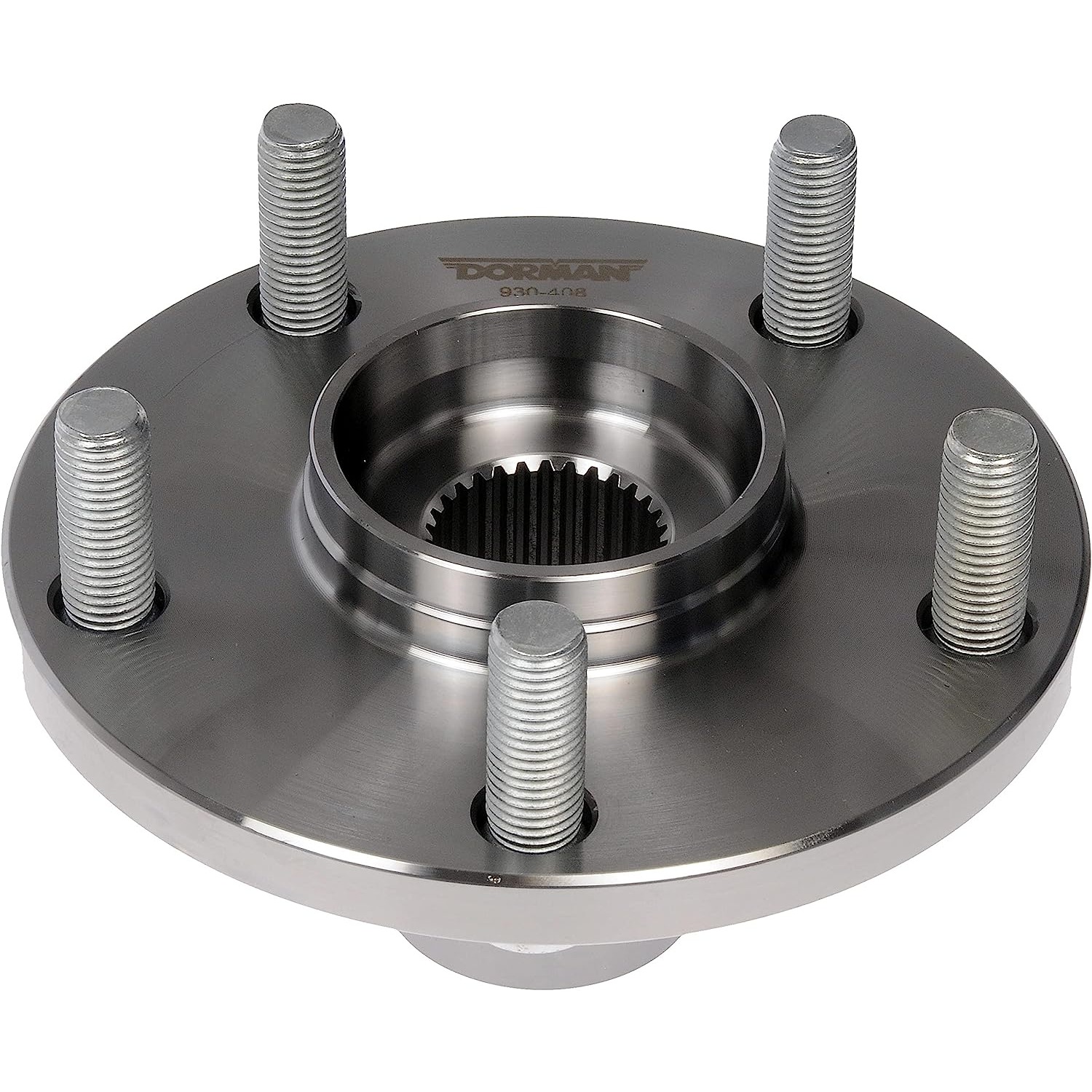 930-408 Front, Driver or Passenger Side Wheel Hub, 5 Lugs, OE Solutions Series - Dorman 930-408 Front Wheel Hub Compatible with Select Lexus/Toyota Models - Wheel Hub - Front - Wheel Hub - Front - Wheel Flange - Wheel Bearing Hub - This wheel hub is a direct replacement for the original equipment hub. It has undergone rigorous testing to ensure a proper fit and reliable performance over a long service life. - Lexus 2003-97, Toyota 2004-92