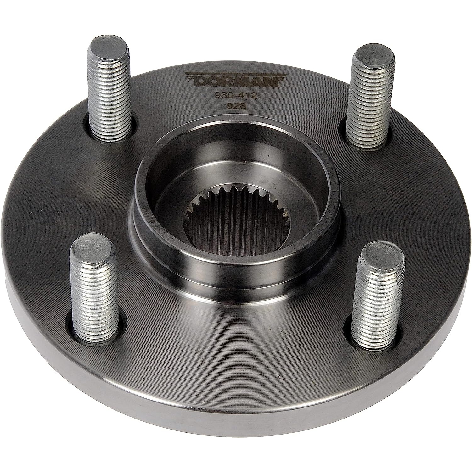 930-412 Front, Driver or Passenger Side Wheel Hub, 4 Lugs, OE Solutions Series - Dorman 930-412 Front Wheel Hub Compatible with Select Toyota Models - Wheel Hub - Front - Wheel Hub - Front - Wheel Flange - Wheel Bearing Hub - This wheel hub is a direct replacement for the original equipment hub. It has undergone rigorous testing to ensure a proper fit and reliable performance over a long service life. - Toyota Corolla 2002-93