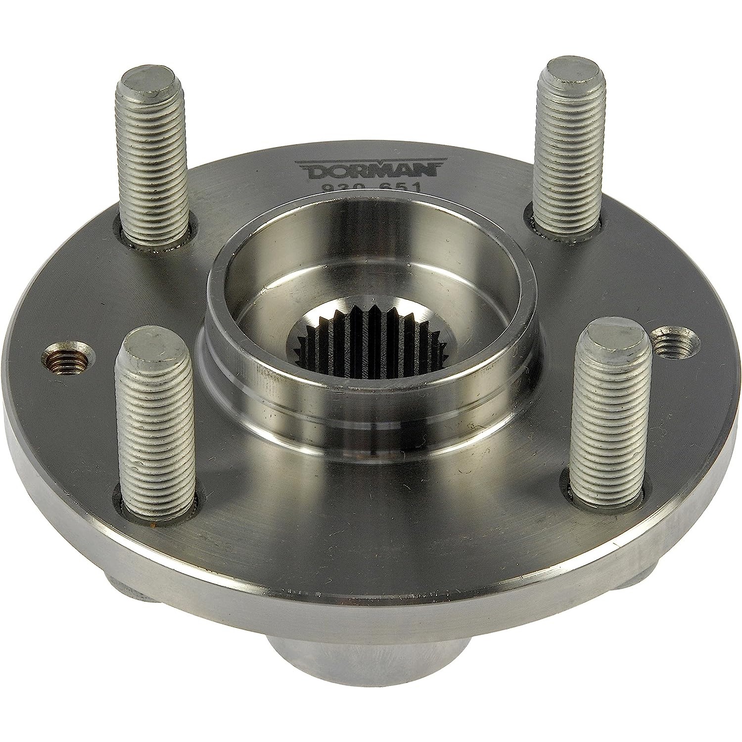 930-651 Front, Driver or Passenger Side Wheel Hub, 4 Lugs, OE Solutions Series - Dorman 930-651 Front Wheel Hub Compatible with Select Kia Models - Wheel Hub - Front - Wheel Hub - Front - Wheel Bearing Hub - Wheel Flange - This wheel hub is a direct replacement for the original equipment hub. It has undergone rigorous testing to ensure a proper fit and reliable performance over a long service life. - Kia Rio 2005-03