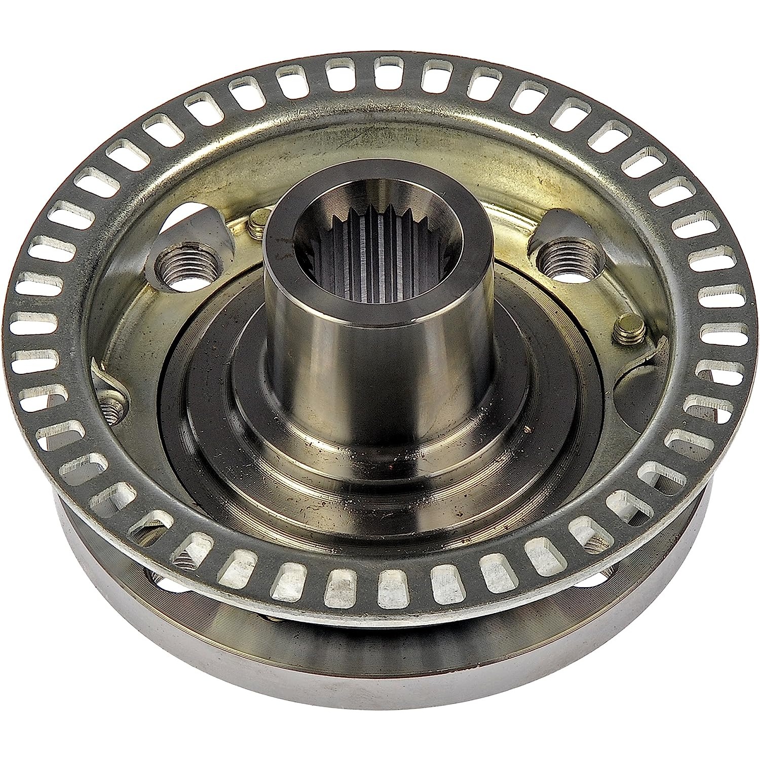930-801 Front, Driver or Passenger Side Wheel Hub, 4 Lugs, OE Solutions Series - Wheel Hub - Front - Wheel Hub - Front - Wheel Flange - Wheel Bearing Hub - This wheel hub is a direct replacement for the original equipment hub. It has undergone rigorous testing to ensure a proper fit and reliable performance over a long service life. - Volkswagen 2002-90