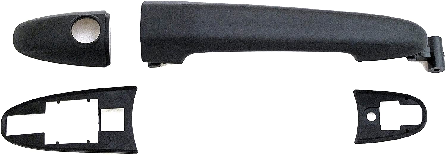 93134 Front, Driver Side Textured Black Exterior Door Handle, With Key Hole, Help Series - Dorman 93134 Front Driver Side Exterior Door Handle Compatible with Select Models, Textured Black - DORMAN Exterior Door Handle for Dodge/Volkswagen - Dorman - HELP Exterior Door Handle 93134 - Exterior Door Handle Front Left with Keyhole