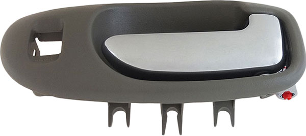 93288 Front, Passenger Side Gray bezel with chrome lever Interior Door Handle, Without door lock button, Sedan, Help Series - Dorman 93288 Front Passenger Side Interior Door Handle Compatible with Select Chrysler/Dodge Models - Dorman - HELP Interior Door Handle 93288 - Interior Door Handle Front Right Chrome Lever With Keyhole Light Gray Housing - Interior Door Handle Front Right Chrome Lever With Keyhole Light Gray Housing - Door Handle - Interior Handle - Inside Door Handle - Want a new interior door handle that matches the original, for far less than going back to the dealership? This replacement door handle was engineered to match the fit and appearance of the stock handle on specific vehicle years, makes and models. - Chrysler Cirrus 2006-01, Chrysler Sebring 2006-01, Dodge Stratus 2006-01