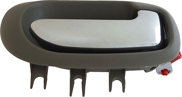 93290 Rear, Passenger Side Chrome lever Interior Door Handle, Without door lock button, Sedan, Help Series - Dorman 93290 Rear Passenger Side Interior Door Handle Compatible with Select Chrysler/Dodge Models - Dorman - HELP Interior Door Handle 93290 - Interior Door Handle Rear Right Chrome Lever Light Gray Housing