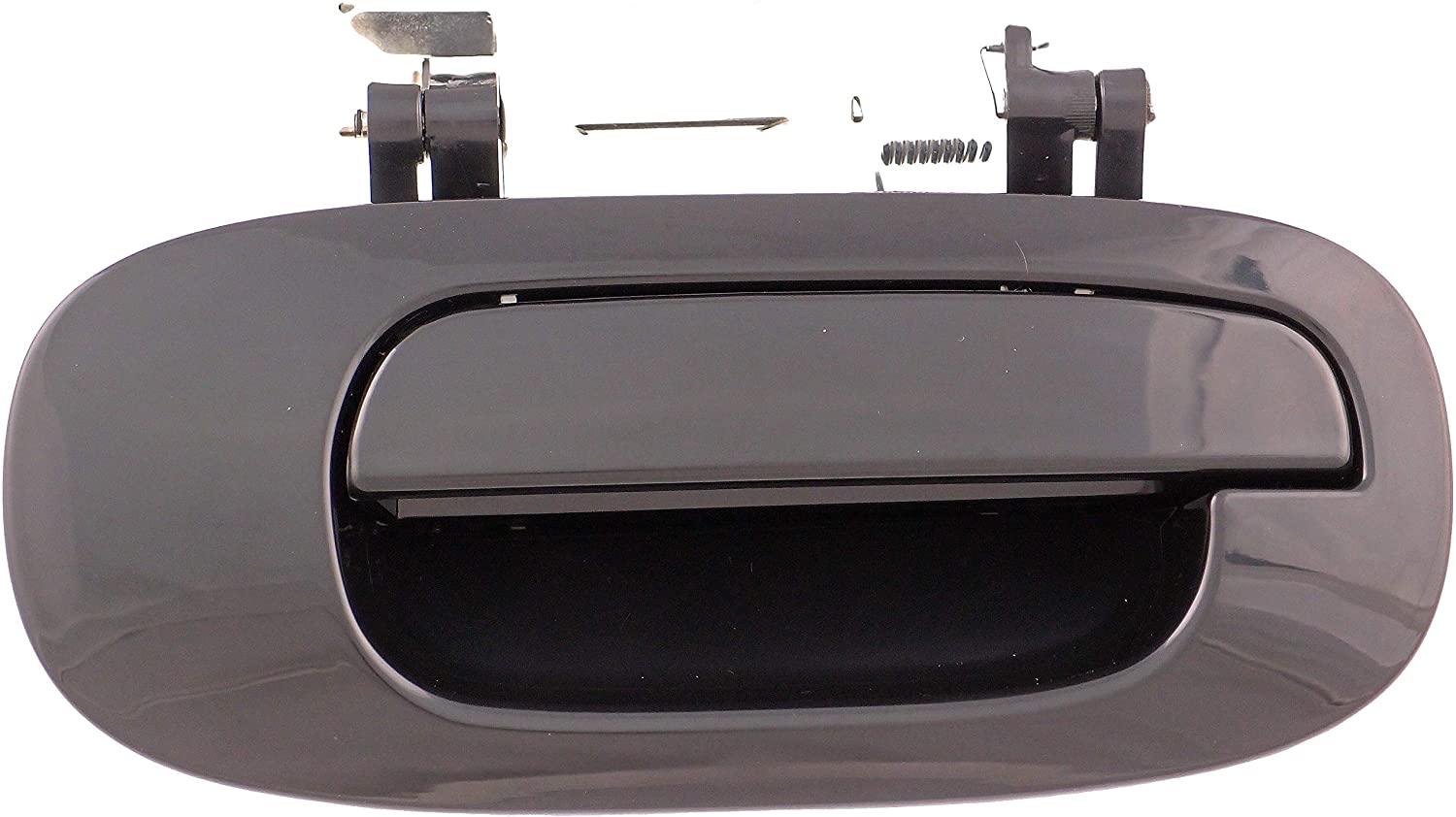 93474 Rear, Passenger Side Smooth Black Exterior Door Handle, Without Key Hole, Help Series - Dorman - HELP Exterior Door Handle 93474 - Exterior Door Handle Rear Right