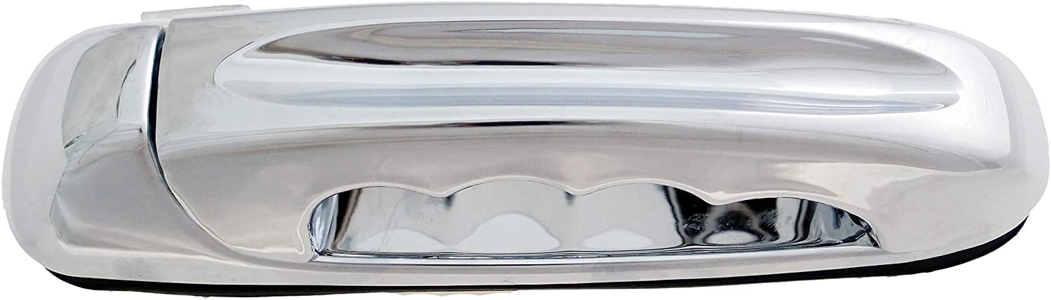 93525 Rear, Passenger Side Chrome Exterior Door Handle, Without Key Hole, Help Series - Dorman - HELP Exterior Door Handle 93525 - DORMAN Rear Right Exterior Door Handle for Dodge/Mitsubishi - Chrome - EXTERIOR DOOR HANDLE - Exterior Door Handle Rear Right - Outside Door Handle - Want a new exterior door handle that matches the original, for far less than going back to the dealership? This replacement door handle was engineered to match the fit and appearance of the stock handle on specific vehicle years, makes and models. - Dodge 2010-02, Mitsubishi 2009-06