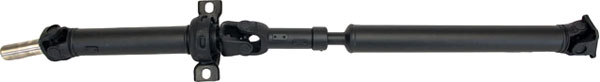 936-222 Rear Driveshaft, Rear Wheel Drive, 4-Door, 56 in. Length - Dorman - OE Solutions Drive Shaft 936-222 - Rear Driveshaft Assembly - Driveshaft Assembly - Propeller Shaft - The original drive shafts on specific vehicles have permanently staked universal joints that make servicing difficult. This Dorman OE FIX rear drive shaft makes the U-joints serviceable for simpler maintenance. - Kia Sportage 2002-95