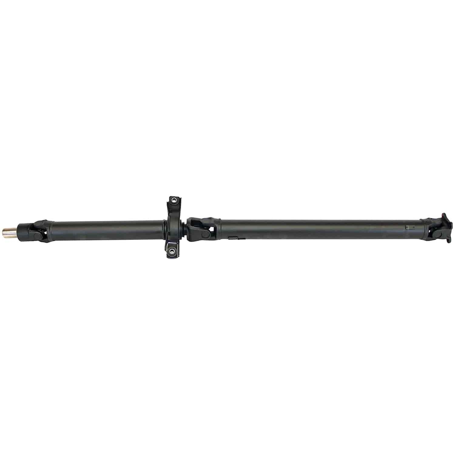 936-929 Rear Driveshaft, All Wheel Drive, Automatic Transmission, 54.75 in. Length - Dorman - OE Solutions Drive Shaft 936-929 - Rear Driveshaft Assembly - Driveshaft Assembly - Propeller Shaft - The original drive shafts on specific vehicles have permanently staked universal joints that make servicing difficult. This Dorman OE FIX rear drive shaft makes the U-joints serviceable for simpler maintenance. - Subaru Outback 2014-10 - Rear Drive Shaft: OE Fix