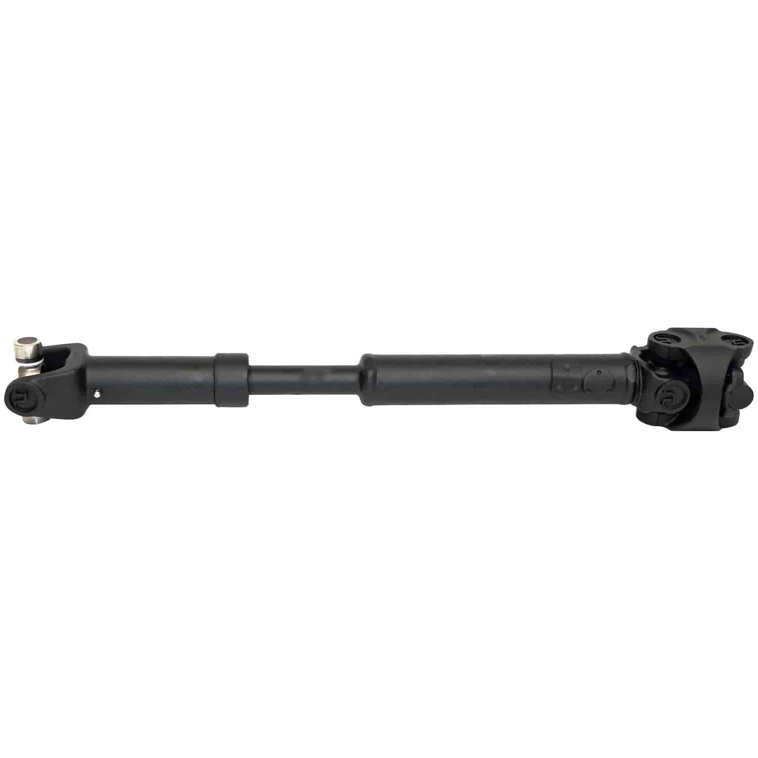 938-303 Front Driveshaft, Four Wheel Drive/All Wheel Drive, Greasable, Adjustable Overall Length, 28.19 in. Length - Dorman Driveshaft 938-303 - Front Driveshaft Assembly - Driveshaft Assembly - Propeller Shaft - Replacing a drive shaft doesn't have to be complicated. This complete drive shaft assembly is pre-balanced and ready to install with 100% new yokes, tubes, constant velocity (CV) joints and universal joints. - Ford Explorer 1996 - Front Drive Shaft: Greaseable, Adjustable
