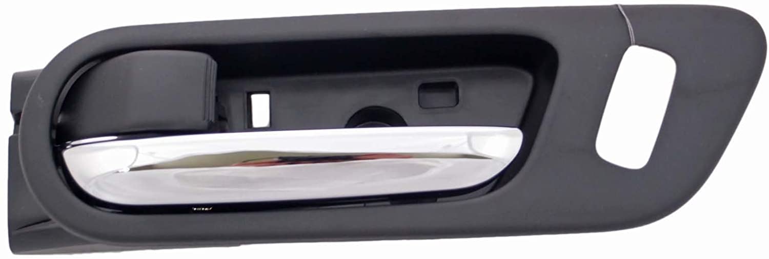 93864 Front, Driver Side Chrome Lever with Black Bezel Interior Door Handle, With Door Lock Button, Help Series - Dorman 93864 Front Driver Side Interior Door Handle Compatible with Select Mazda Models - Dorman - HELP Interior Door Handle 93864 - Interior Door Handle Front Left Chrome Lever Black Housing - Interior Door Handle Front Left Chrome Lever Black Housing - Inside Door Handle - Door Handle - Interior Handle - Want a new interior door handle that matches the original, for far less than going back to the dealership? This replacement door handle was engineered to match the fit and appearance of the stock handle on specific vehicle years, makes and models. - Mazda 6 2013-09
