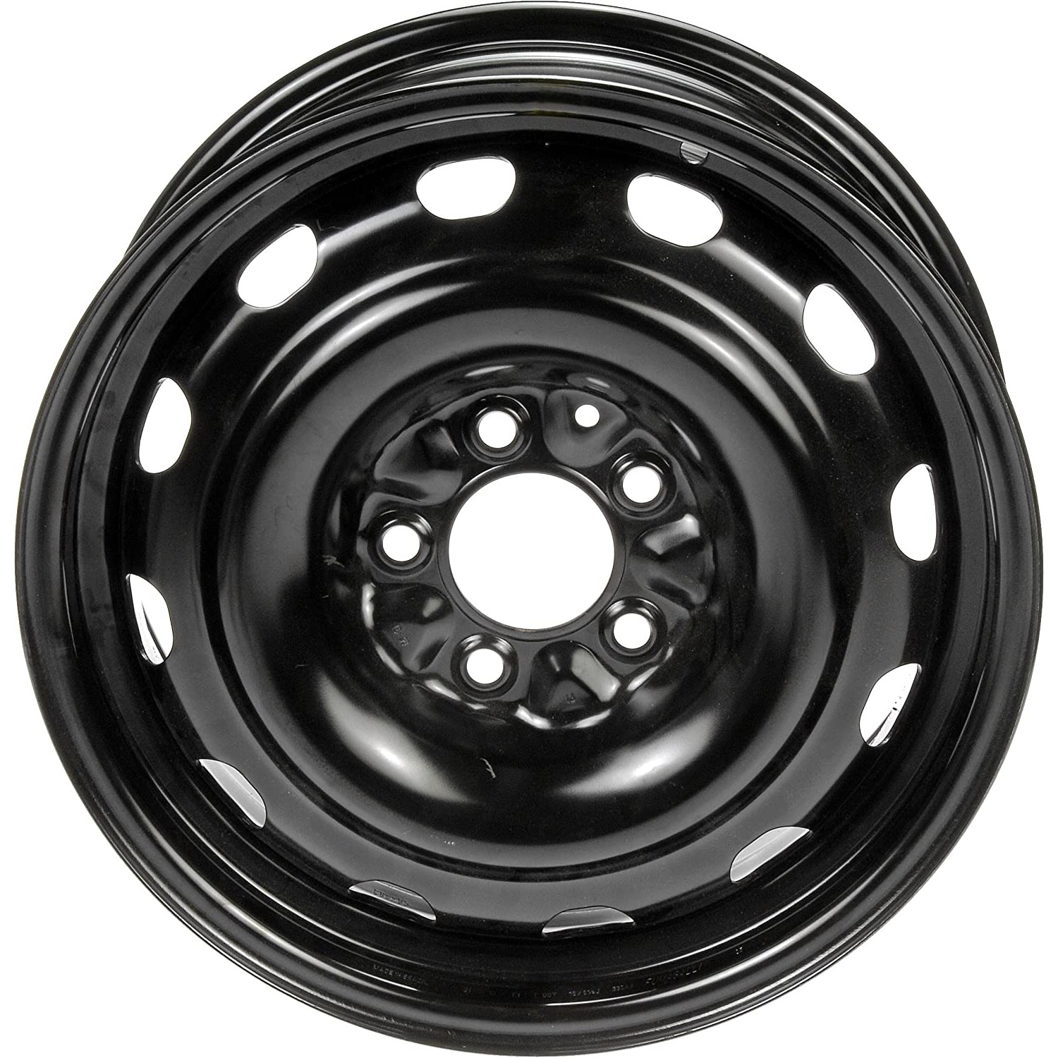 16 x 6.5 In. Steel Wheel - 939-107 Steel Black Wheel, 16 in. X 6.5 in., 5 x 4.5 in. Bolt Pattern - Dorman 939-107 16 x 6.5 In. Steel Wheel Compatible with Select Chrysler / Dodge Models, Black - Dorman 939-107 Steel 16" Wheel Rim 16 x 6.5-inch 5-Lug Black, for Specific Chrysler / Dodge Models - Dorman Wheel 939-107 - STEEL WHEEL - 16 x 6.5 In. Steel Wheel - Rim - Damaged your wheel, or looking to upgrade? This wheel is specifically designed to directly replace the original wheel on certain vehicle applications. It is thoroughly tested to meet safety standards for reliable performance. - Chrysler 2007-01, Dodge 2007-01
