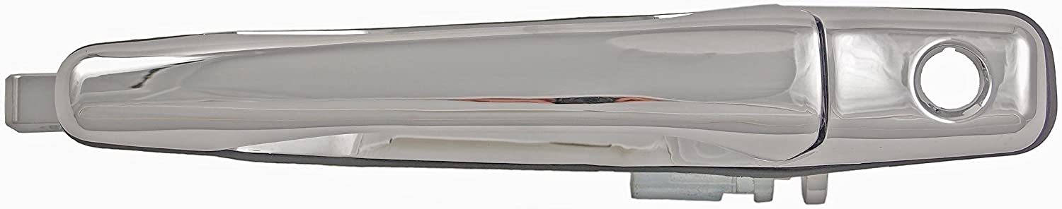 94017 Front, Passenger Side Chrome Exterior Door Handle, Without Key Hole, Help Series - Dorman 94017 Front Passenger Side Exterior Door Handle Compatible with Select Mitsubishi Models, Chrome - Dorman - HELP Exterior Door Handle 94017 - Exterior Door Handle Front Right Chrome (Metal)
