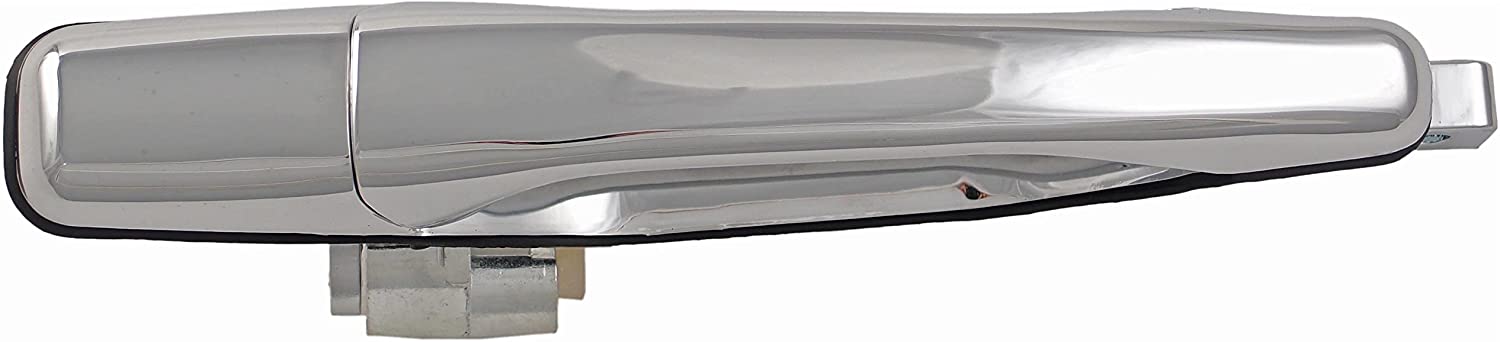 94021 Rear, Driver Side Chrome Exterior Door Handle, Without Key Hole, Help Series - Dorman 94021 Rear Driver Side Exterior Door Handle Compatible with Select Mitsubishi Models, Chrome - Dorman - HELP Exterior Door Handle 94021 - Exterior Door Handle Rear Left Chrome (Metal)