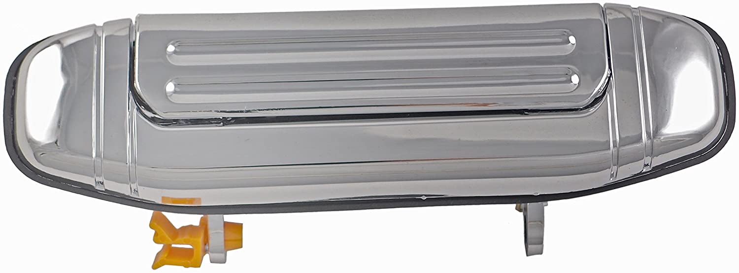 94045 Front, Driver Side Chrome Exterior Door Handle, Without Key Hole, Help Series - Dorman 94045 Front Driver Side Exterior Door Handle Compatible with Select Mitsubishi Models, Chrome - Dorman - HELP Exterior Door Handle 94045 - EXTERIOR DOOR HANDLE - Exterior Door Handle Front Left Chrome - Outside Door Handle - Want a new exterior door handle that matches the original, for far less than going back to the dealership? This replacement door handle was engineered to match the fit and appearance of the stock handle on specific vehicle years, makes and models. - Mitsubishi Montero 2000-92
