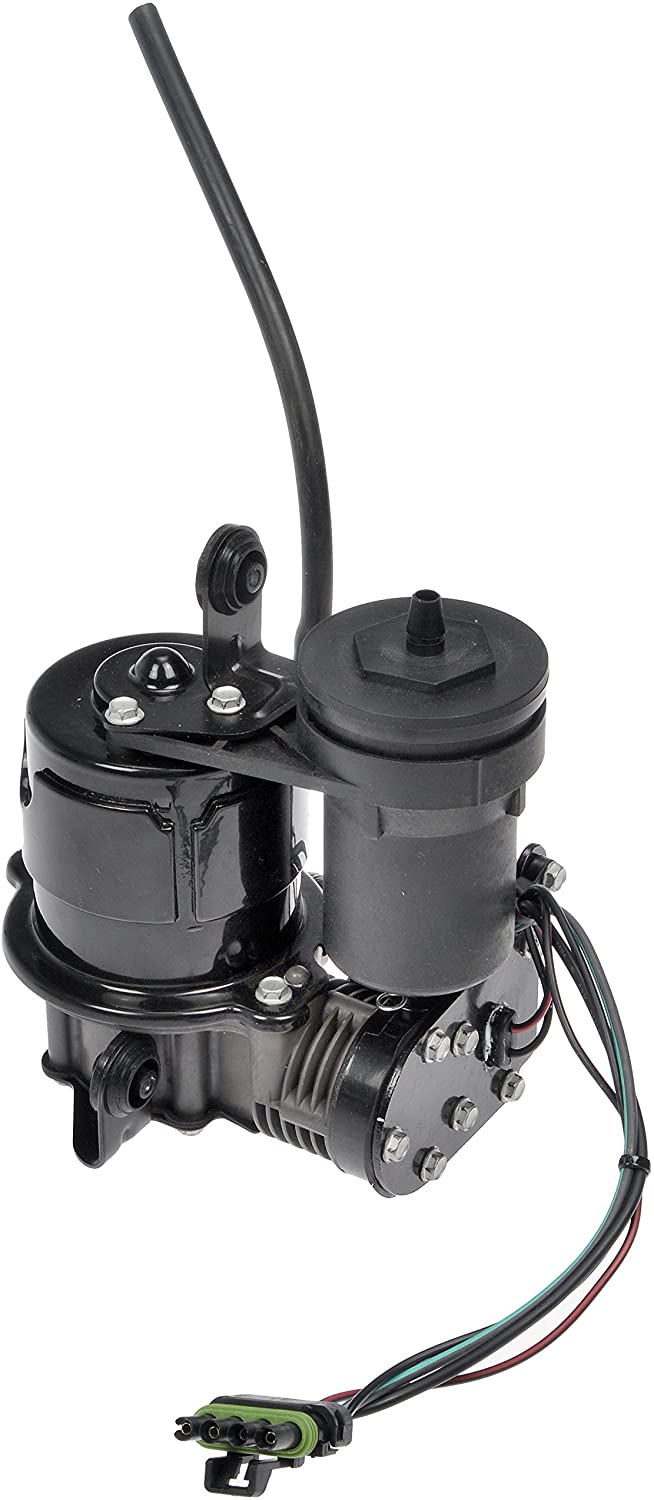 949-033 OE Solutions Series Air Suspension Compressor - Dorman 949-033 Air Suspension Compressor Compatible with Select Models - Dorman Air Suspension Compressor 949-033 - Suspension Air Compressor - Load Leveling Compressor - Air Compressor, Active Suspension - Active Suspension, Air Compressor - Compressor, Suspension - Compressor, Air Suspension - Suspension Compressor - This air suspension compressor is designed to match the fit and function of the original compressor on specified applications. Made of quality materials, it is engineered for reliable performance and durability. - Buick 1995-86, Cadillac 1993-85, Oldsmobile 1995-86, Pontiac 1995-87 - Suspension Air Compressor, with Mounting Hardware and Bracket