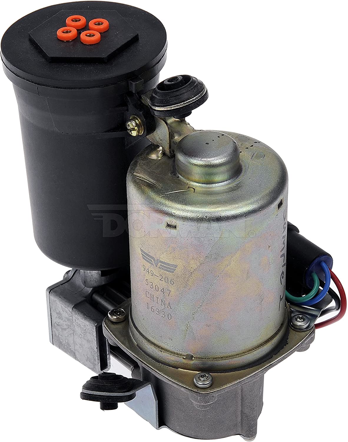 949-206 OE Solutions Series Air Suspension Compressor - Dorman Air Suspension Compressor 949-206 - Suspension Air Compressor - Suspension Air Compressor - Active Suspension, Air Compressor - Load Leveling Compressor - Suspension Compressor - Air Compressor, Active Suspension - Compressor, Air Suspension - Compressor, Suspension - This air suspension compressor is designed to match the fit and function of the original compressor on specified applications. Made of quality materials, it is engineered for reliable performance and durability. - Lincoln Continental 1987-84, Lincoln Mark VII 1991-84