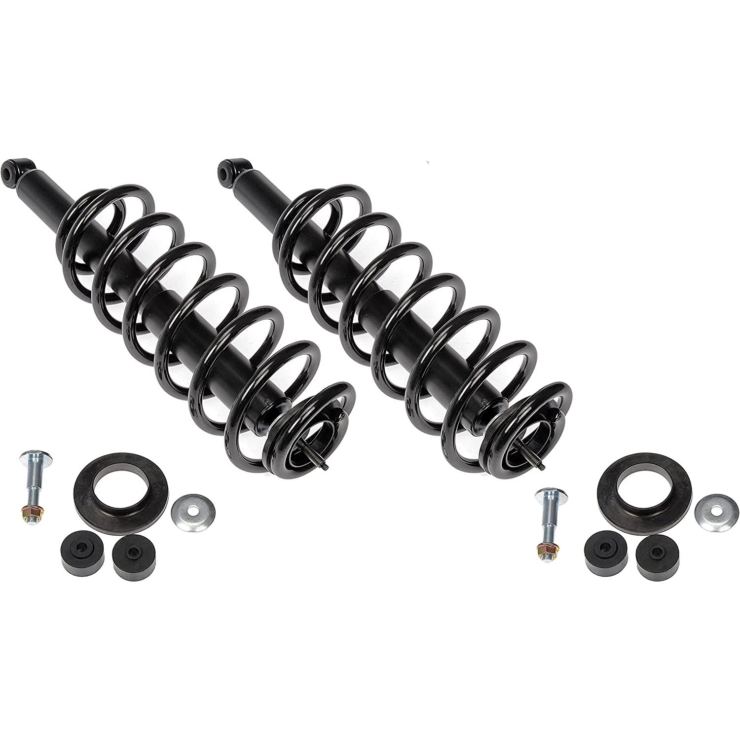 949-522 Coil Spring Conversion Kit - Direct Fit, Kit - Air Spring to Coil Spring Conversion Kit 949-522 - Air Suspension Conversion Kit, Rear - Air Suspn Delete Kit - Air Suspension Conversion Kit - Conversion Kit, Airbag to Coil Spring - Airbag to Coil Spring Conversion Kit - Air Suspension Delete Kit - Delete Kit, Air Suspension - Air Suspension Removal Kit - Airbag to Coil Spring Kit - Ride sagging? Don't want to pay to repair the original air suspension? Convert to a high-quality conventional suspension with this air spring to coil spring conversion kit. Corrosion-resistant steel springs maintain a smooth ride without the cost. - Ford 2002-92, Lincoln 2002-90, Mercury 2002-92 - Dorman 949-522 Rear Air Spring to Coil Spring Conversion Kit Compatible with Select Ford / Lincoln / Mercury Models