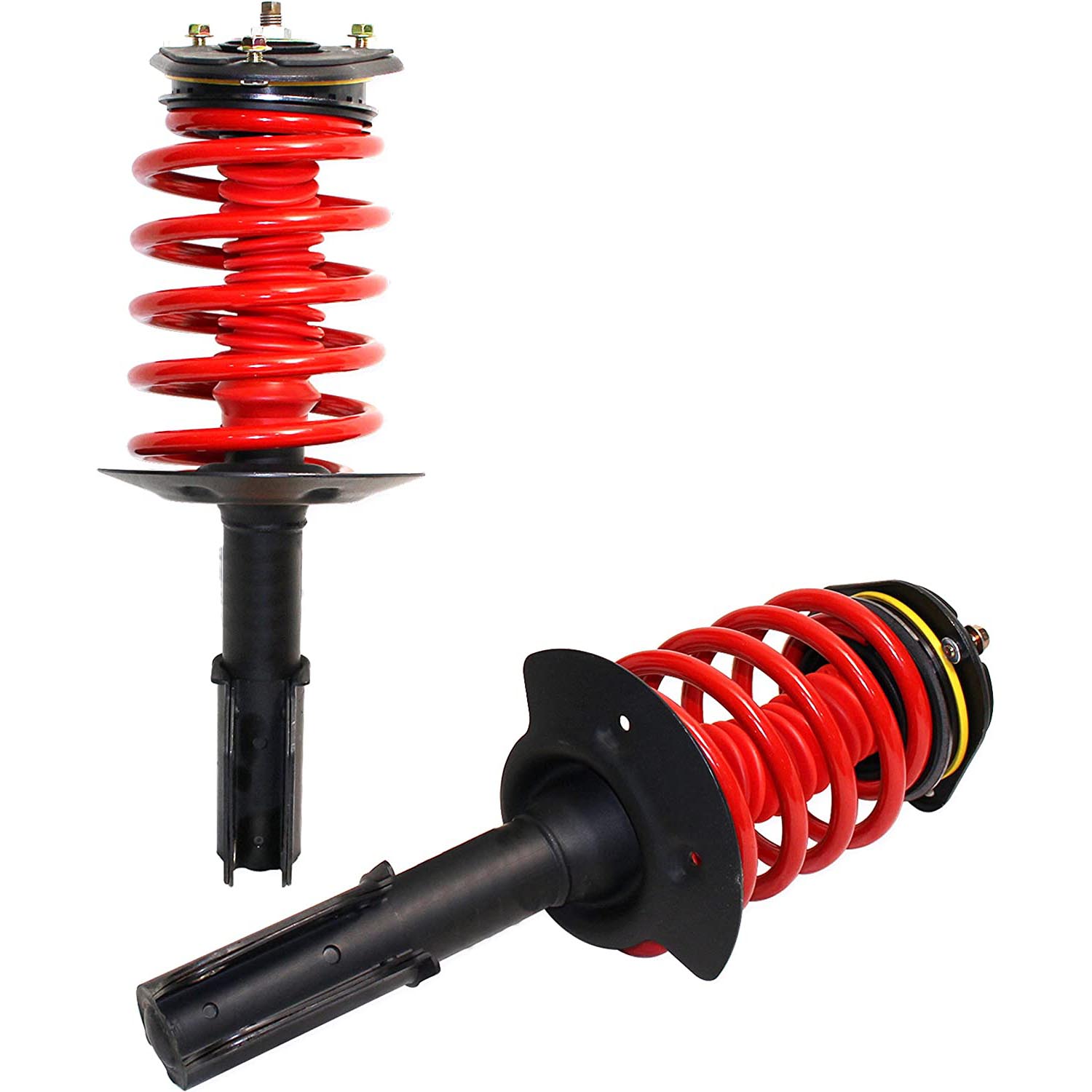 949-585 Coil Spring Conversion Kit - Direct Fit, Kit - Air Spring to Coil Spring Conversion Kit 949-585 - Air Suspension Delete Kit, Front, with Bypass Resistors, Zip Ties, and Hardware - Air Suspn Delete Kit - Air Suspension Delete Kit - Conversion Kit, Airbag to Coil Spring - Air Suspension Removal Kit - Delete Kit, Air Suspension - Airbag to Coil Spring Conversion Kit - Airbag to Coil Spring Kit - Ride sagging? Don't want to pay to repair the original air suspension? Convert to a high-quality conventional suspension with this air spring to coil spring conversion kit. Corrosion-resistant steel springs maintain a smooth ride without the cost. - Buick Lucerne 2011-06, Cadillac DTS 2011-06