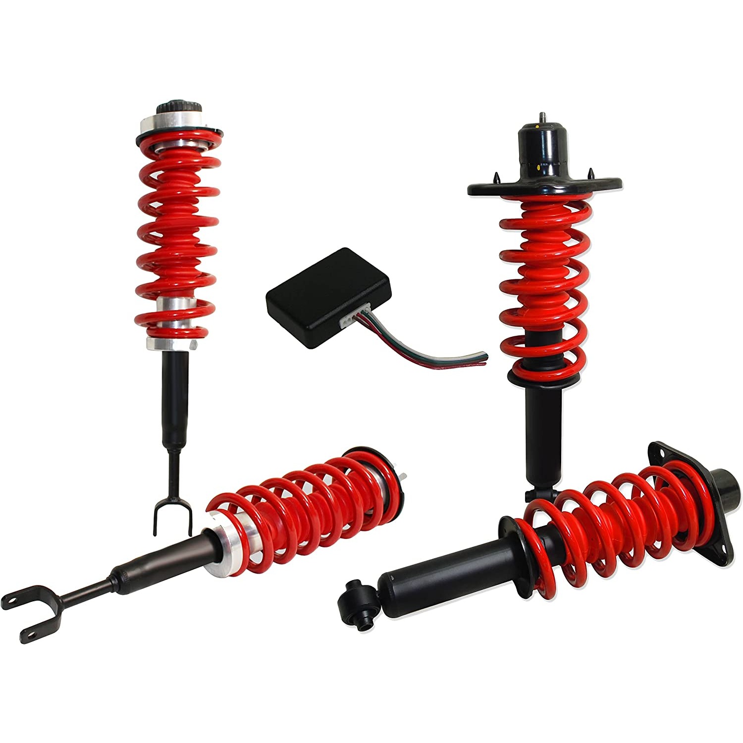 949-588 Coil Spring Conversion Kit - Direct Fit, Kit - Air Spring to Coil Spring Conversion Kit 949-588 - Air Suspension Delete Kit, Front, Rear, with Mounts and Hardware - Air Suspn Delete Kit - Air Suspension Delete Kit - Conversion Kit, Airbag to Coil Spring - Air Suspension Removal Kit - Airbag to Coil Spring Conversion Kit - Airbag to Coil Spring Kit - Delete Kit, Air Suspension - Ride sagging? Don't want to pay to repair the original air suspension? Convert to a high-quality conventional suspension with this air spring to coil spring conversion kit. Corrosion-resistant steel springs maintain a smooth ride without the cost. - Porsche Cayenne 2010-08, Porsche Cayenne 2006-03