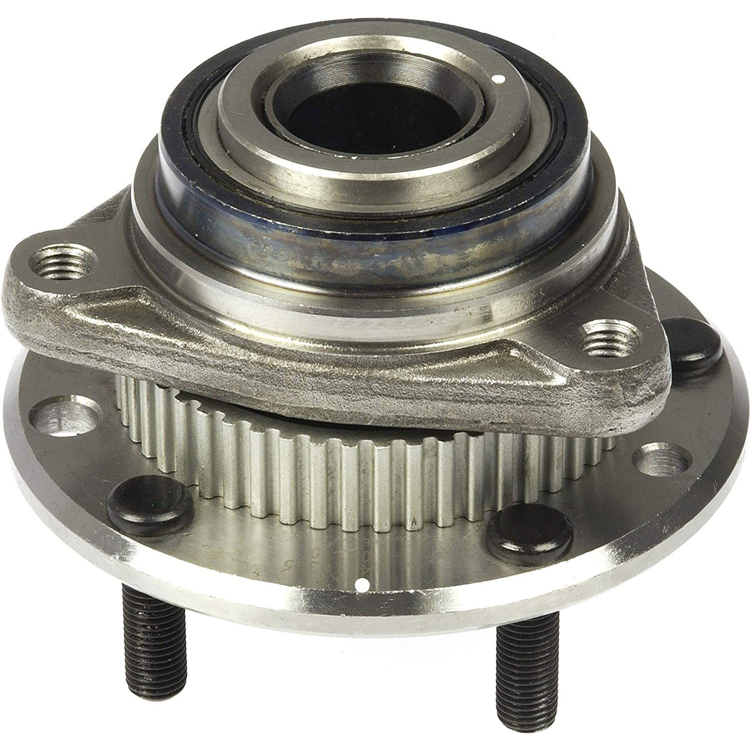 951-013 Front, Driver or Passenger Side Wheel Hub, 5 Lugs, With Bearing, OE Solutions Series - Dorman - OE Solutions Wheel Bearing and Hub Assembly 951-013 - Hub Bearing Assembly - Wheel Hub And Bearing Assembly - Front - Wheel Bearing - Loaded Knuckles - Loaded Knuckle Assembly - This replacement wheel bearing and hub assembly comes with the hub and critical bearing replacement components included for a complete repair on specific vehicle applications. - Chevrolet 1997-94, Chevrolet 1991, GMC 1997-91, Oldsmobile 1996, Oldsmobile 1994-91 - Wheel Bearing and Hub Assembly: Front, 5 Studs