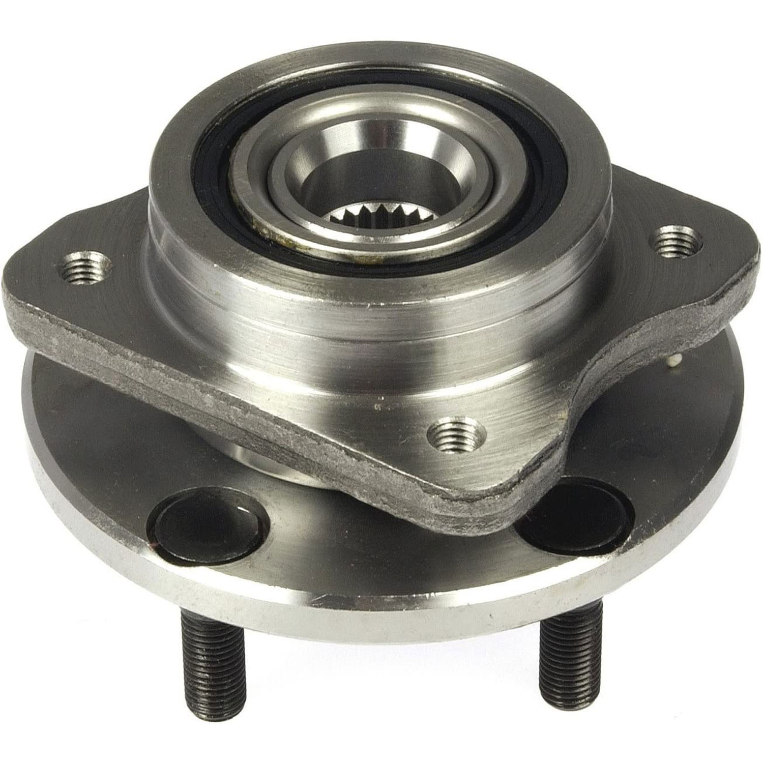 951-020 Front, Driver or Passenger Side Wheel Hub, 5 Lugs, With Bearing, OE Solutions Series - Dorman - OE Solutions Wheel Bearing and Hub Assembly 951-020 - Hub Bearing Assembly - Wheel Hub And Bearing Assembly - Front - Loaded Knuckle Assembly - Wheel Bearing - Loaded Knuckles - This replacement wheel bearing and hub assembly comes with the hub and critical bearing replacement components included for a complete repair on specific vehicle applications. - Chrysler 2007-96, Dodge 2007-96, Plymouth 2001-96 - Wheel Bearing and Hub Assembly: Front, 5 Studs