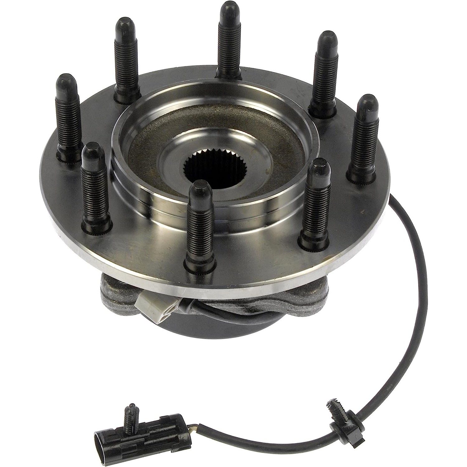 951-067 Front, Driver or Passenger Side Wheel Hub, 8 Lugs, With Bearing, OE Solutions Series - Dorman 951-067 Front Wheel Bearing and Hub Assembly Compatible with Select Chevrolet / GMC / Hummer Models - Dorman 951-067 Front Wheel Bearing and Hub Assembly for Specific Chevrolet / GMC / Hummer Models - Dorman - OE Solutions Wheel Bearing and Hub Assembly 951-067 - Hub Bearing Assembly - Wheel Hub And Bearing Assembly - Front - Wheel Bearing - Loaded Knuckles - Loaded Knuckle Assembly - This replacement wheel bearing and hub assembly comes with the hub and critical bearing replacement components included for a complete repair on specific vehicle applications. - Chevrolet 2007-99, GMC 2007-99, Hummer 2007-03 - Wheel Bearing and Hub Assembly: Front, 8 Studs