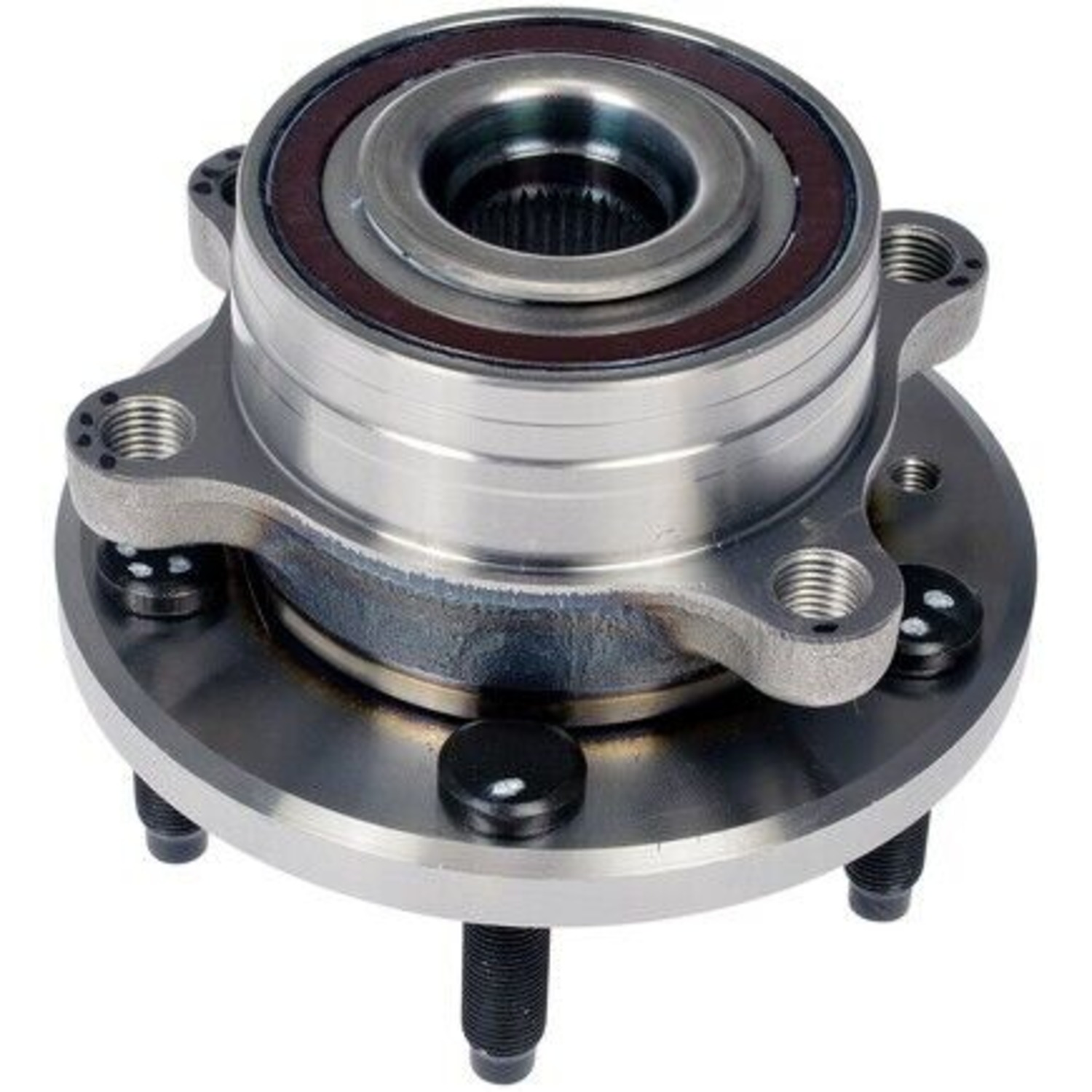951-104 Wheel Hub, 5 Lugs, OE Solutions Series - Dorman 951-104 Wheel Bearing and Hub Assembly Compatible with Select Ford Models - Dorman - OE Solutions Bearing 951-104 - Hub Bearing Assembly - Wheel Hub And Bearing Assembly - Front And Rear - Wheel Bearing - Loaded Knuckle Assembly - Loaded Knuckles - This replacement wheel bearing and hub assembly comes with the hub and critical bearing replacement components included for a complete repair on specific vehicle applications. - Ford Explorer 2019-11, Ford Police Interceptor Utility 2019-13 - Wheel Bearing and Hub Assembly: Rear/Front, 5 Studs - Wheel Hub And Bearing Assembly - Front And Rear