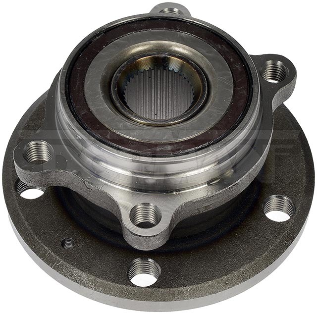 951-110 Wheel Hub, 5 Lugs, OE Solutions Series - Dorman - OE Solutions Bearing 951-110 - Hub Bearing Assembly - Wheel Hub And Bearing Assembly - Front And Rear - Loaded Knuckle Assembly - Loaded Knuckles - Wheel Bearing - This replacement wheel bearing and hub assembly comes with the hub and critical bearing replacement components included for a complete repair on specific vehicle applications. - Audi 2018-10, Volkswagen 2019-09 - Wheel Bearing and Hub Assembly: Front/Rear, 0 Studs - Wheel Hub And Bearing Assembly - Front And Rear