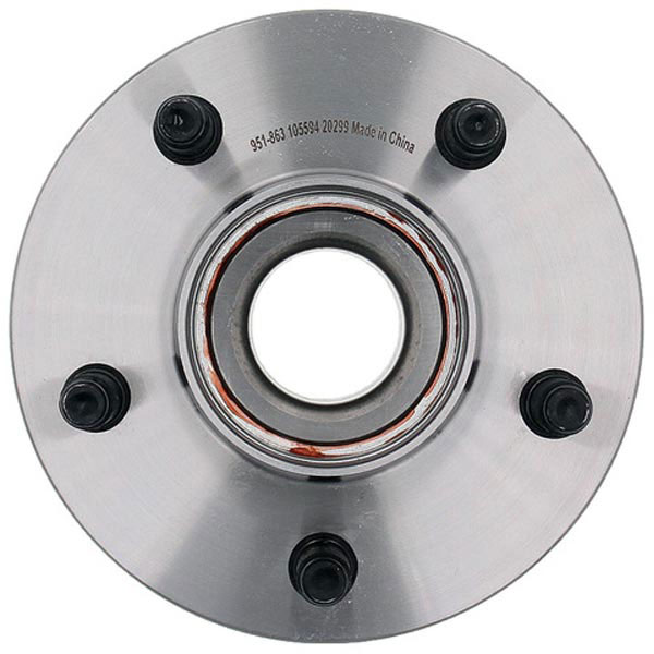 951-863 Front, Driver or Passenger Side Wheel Hub, 5 Lugs, Sensor Not Included, OE Solutions Series - Dorman - OE Solutions Bearing 951-863 - Hub Bearing Assembly - Wheel Hub And Bearing Assembly - Front - Loaded Knuckles - Wheel Bearing - Loaded Knuckle Assembly - This replacement wheel bearing and hub assembly comes with the hub and critical bearing replacement components included for a complete repair on specific vehicle applications. - Ford 1997-91, Lincoln 1997-91, Mercury 1997-91 - Wheel Bearing and Hub Assembly: Front, 5 Studs