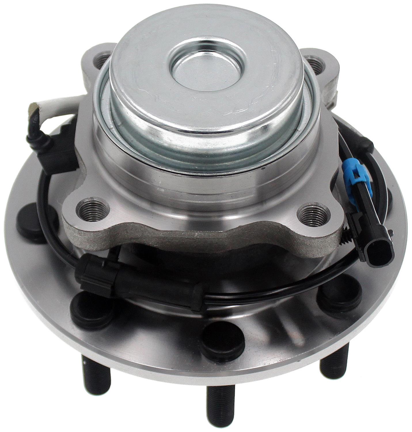 951-891 Front, Driver or Passenger Side Wheel Hub, 8 Lugs, OE Solutions Series - Dorman - OE Solutions Bearing 951-891 - Hub Bearing Assembly - Wheel Hub And Bearing Assembly - Rear - Wheel Bearing - Loaded Knuckle Assembly - Loaded Knuckles - This replacement wheel bearing and hub assembly comes with the hub and critical bearing replacement components included for a complete repair on specific vehicle applications. - Chevrolet Express 3500 2017-04, GMC Savana 3500 2017-04 - Wheel Bearing and Hub Assembly: Front, 8 Studs